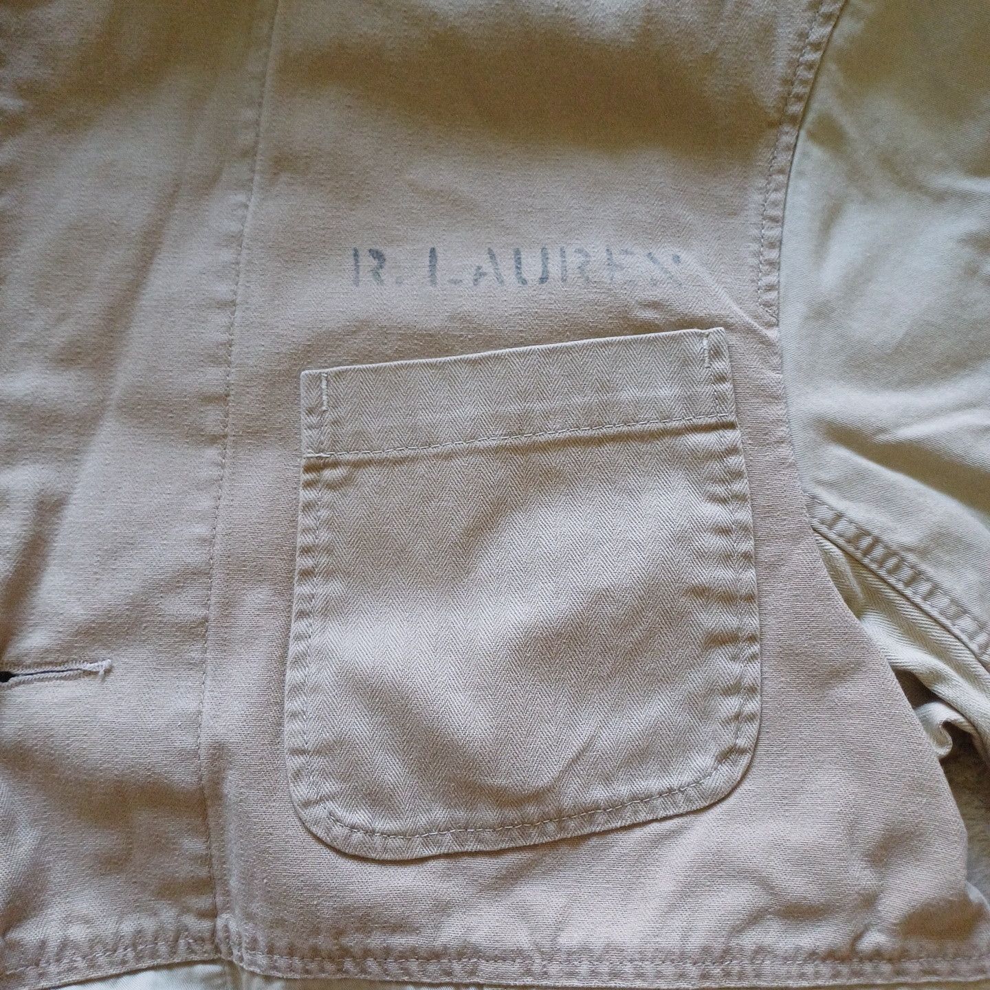 Polo Ralph Lauren Polo Ralph Lauren Blazer Jacket Coat Beige Patchwork Vintage Size 40L - 5 Thumbnail