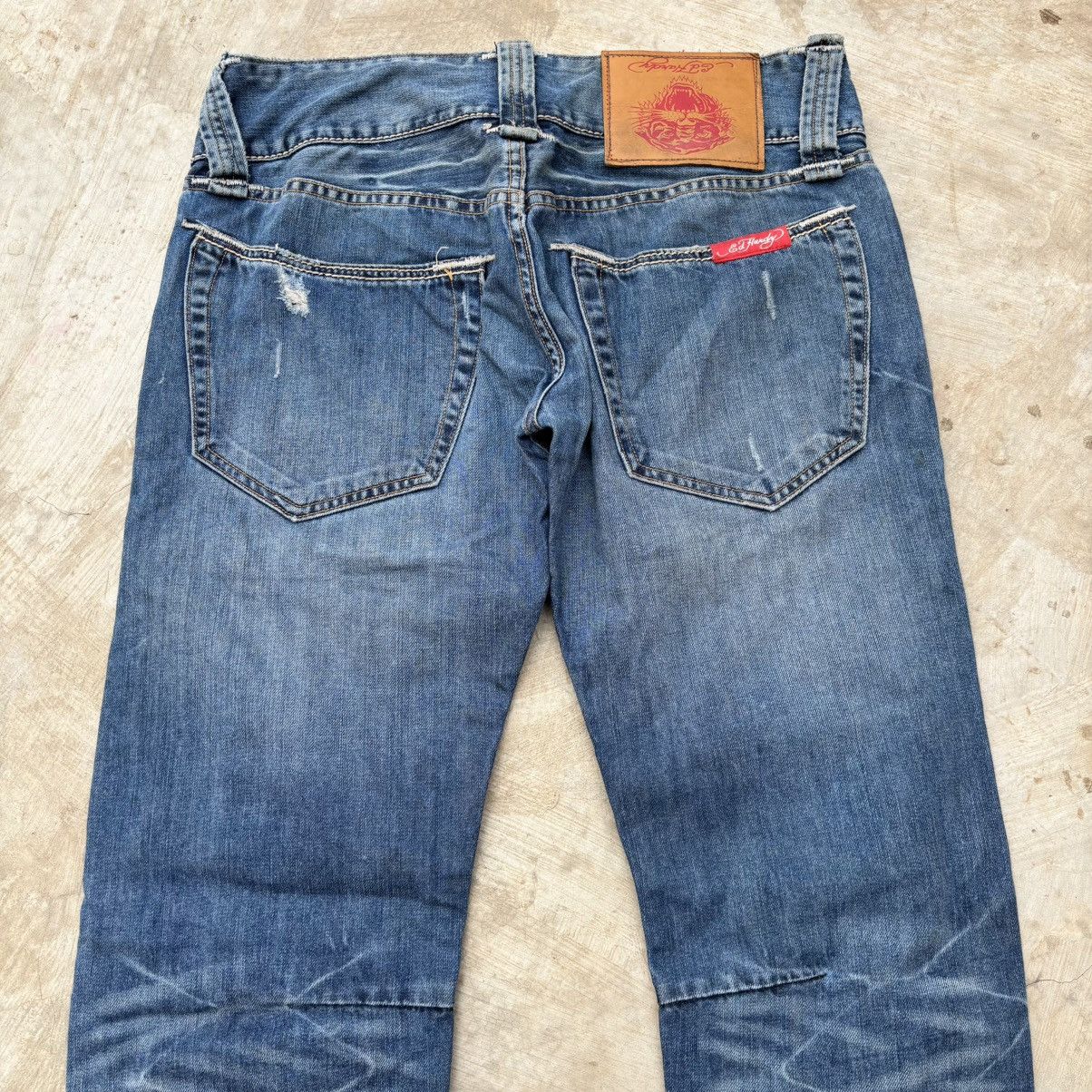 Ed Hardy Vintage 00s Edhardy Y2K Jeans Size US 34 / EU 50 - 5 Thumbnail