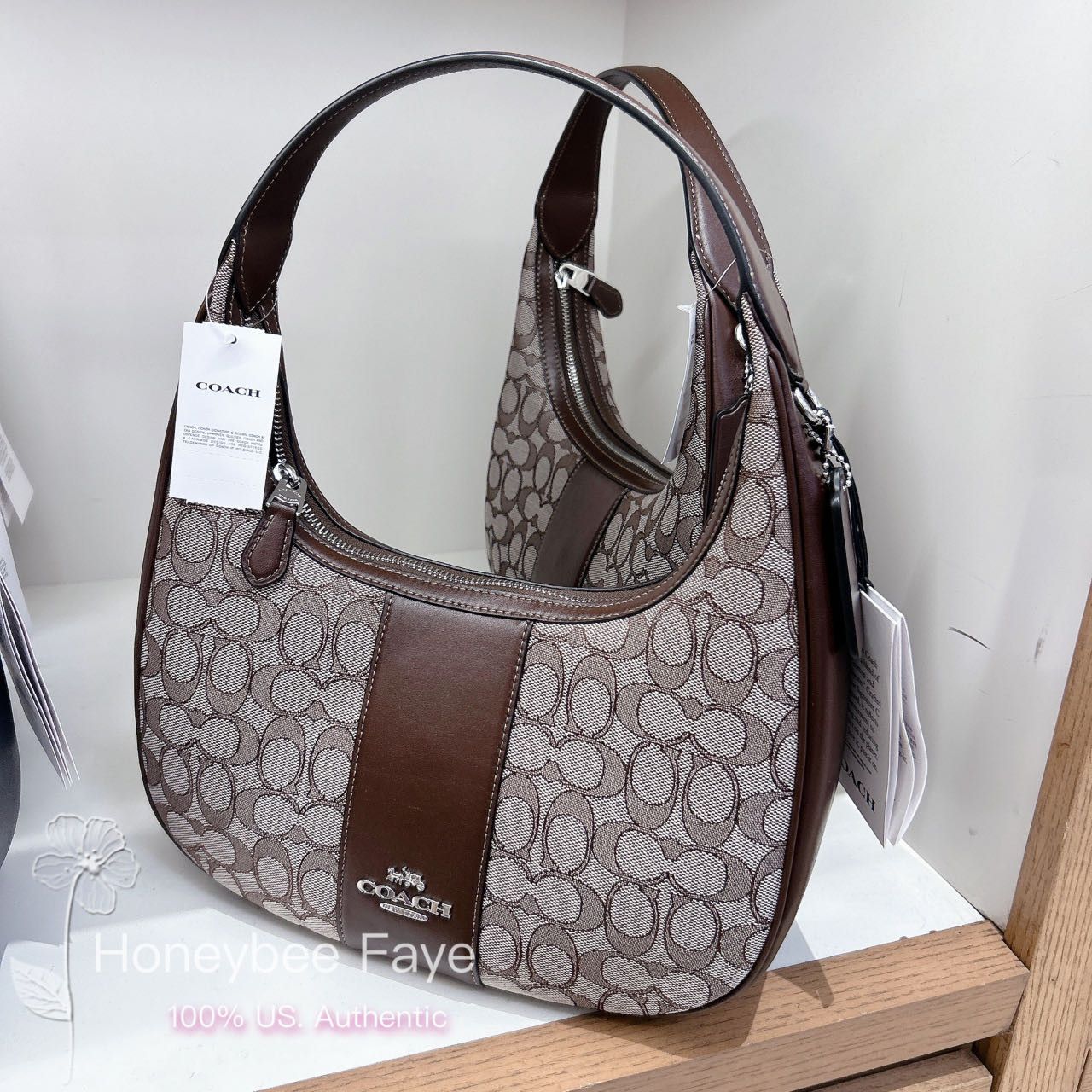 Coach Carmen Shoulder Bag In Signature Jacquard CV001 Size ONE SIZE - 2 Thumbnail