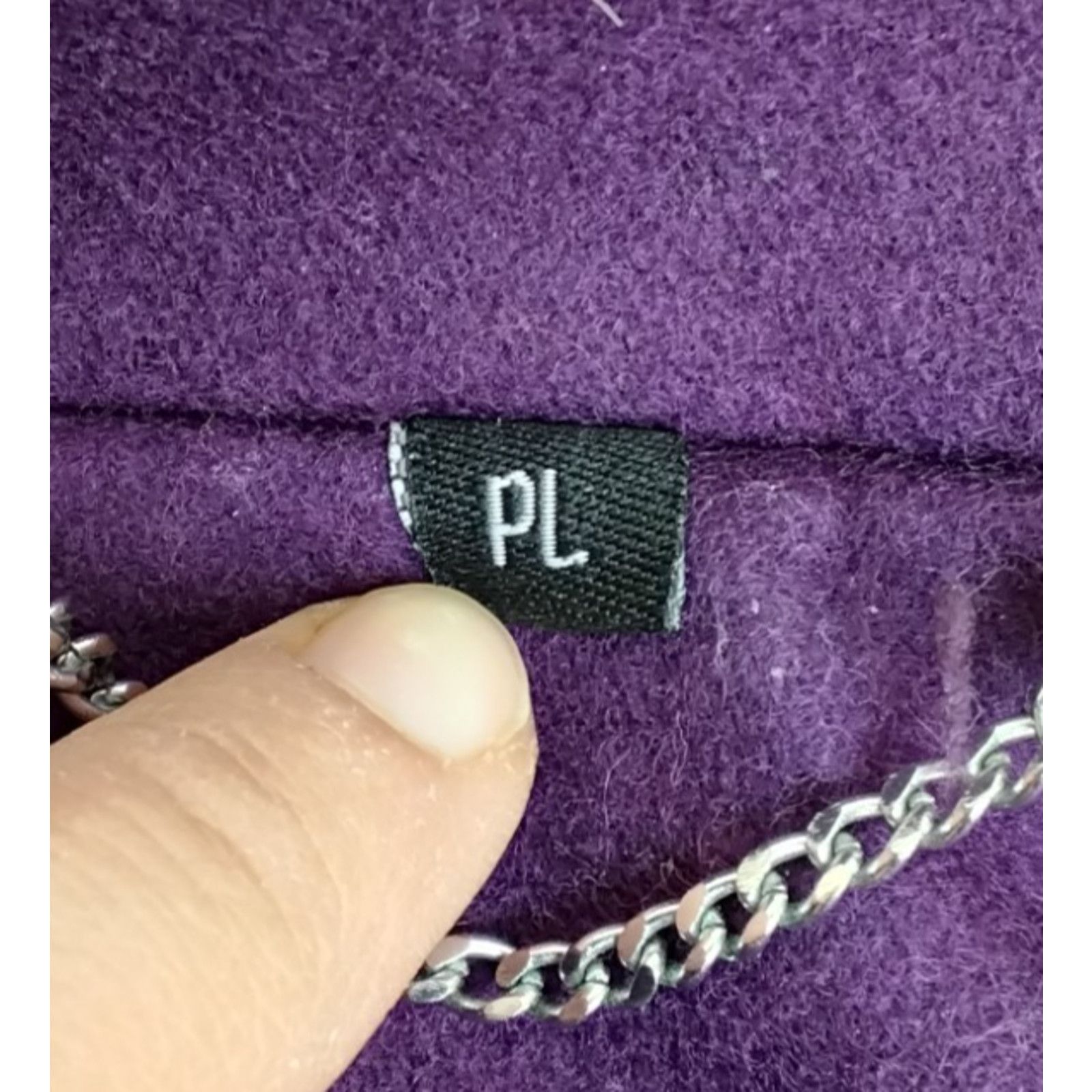 Guess Guess Wool Blend Peacoat Women's Large Petite Purple Size L / US 10 / IT 46 - 9 Thumbnail