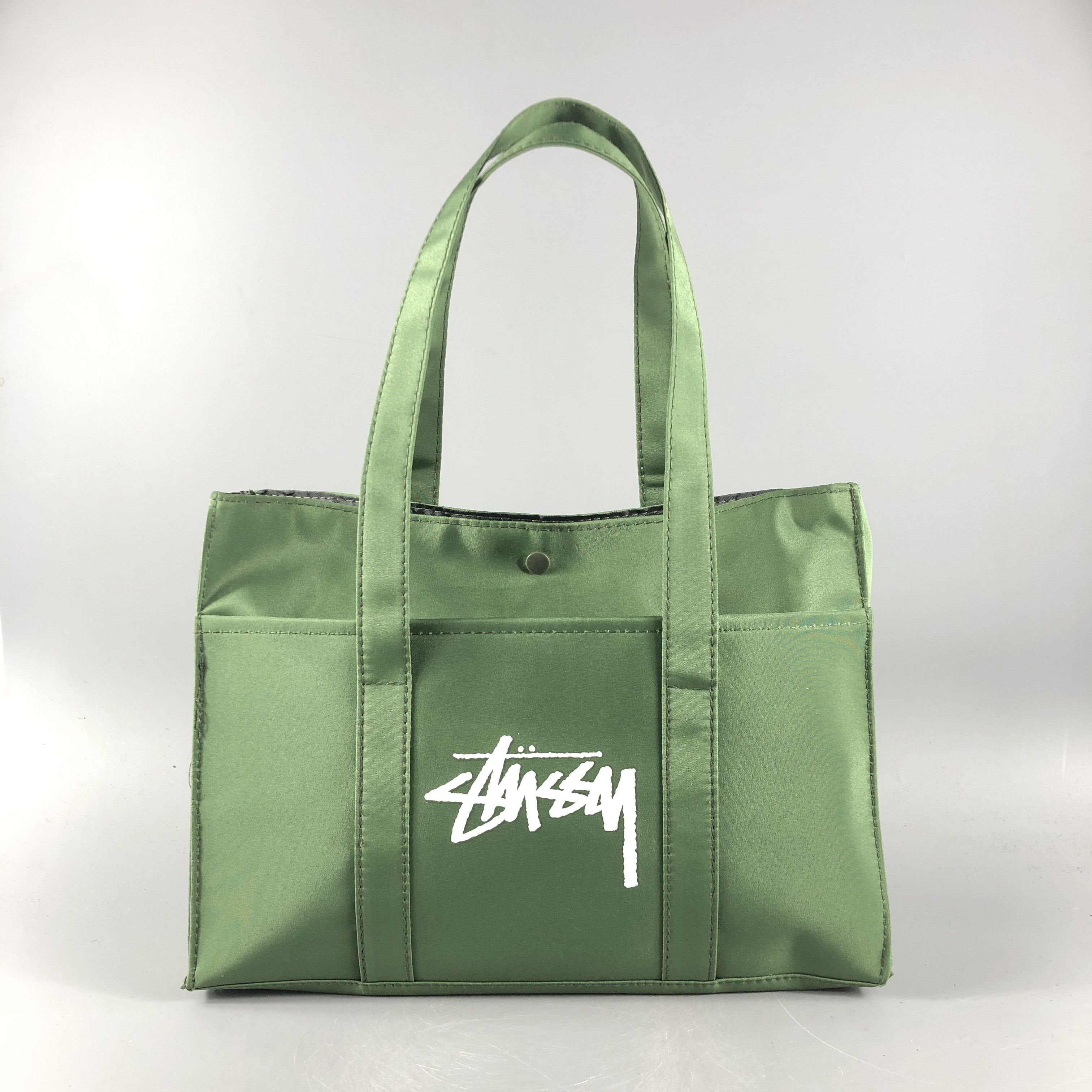 Stussy Stussy Military Colour Tote Bag Stussy Magazine Green Size ONE SIZE - 2 Thumbnail