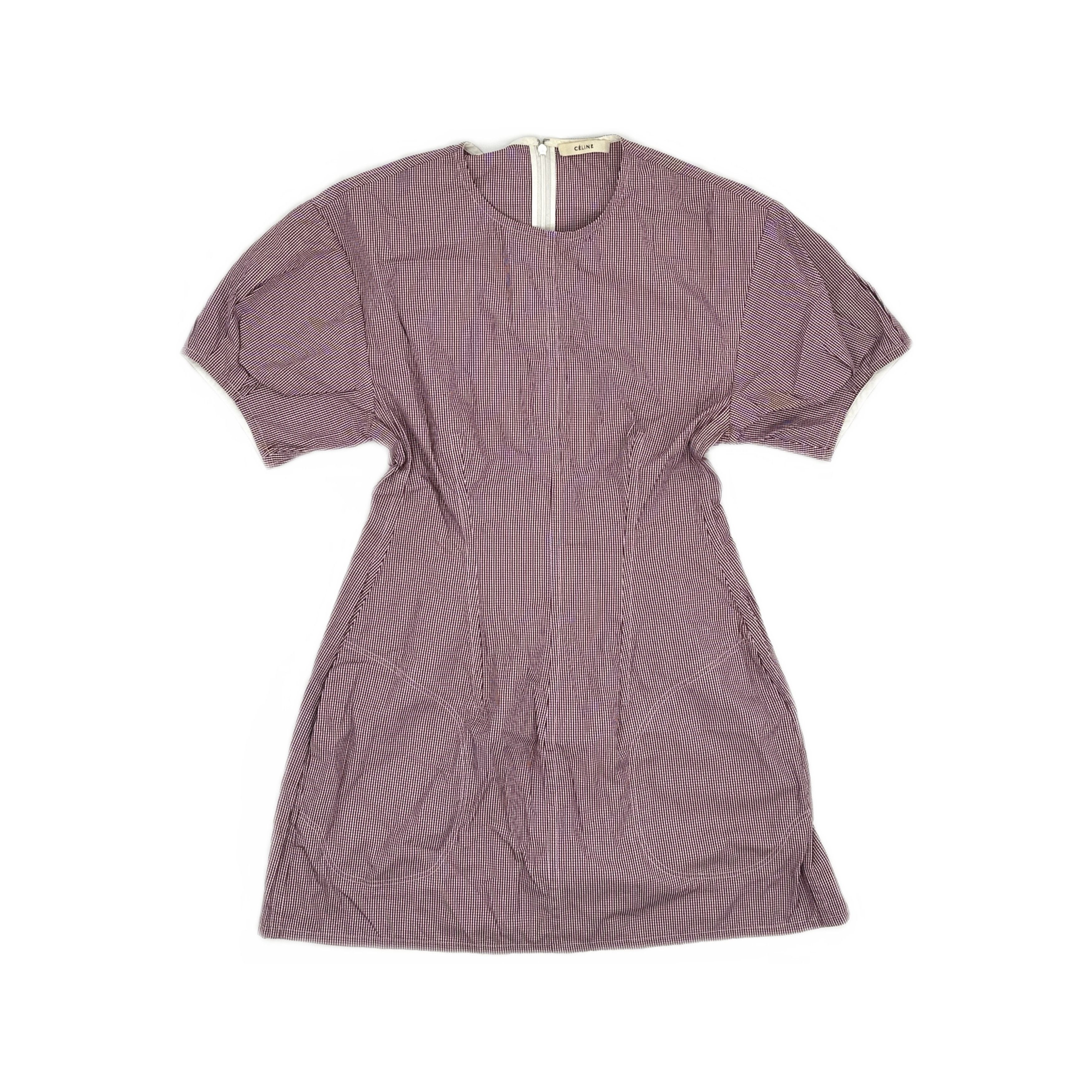 Celine Celine Gingham Mini Dress Size 36 Size XS / US 0-2 / IT 36-38 - 1 Thumbnail