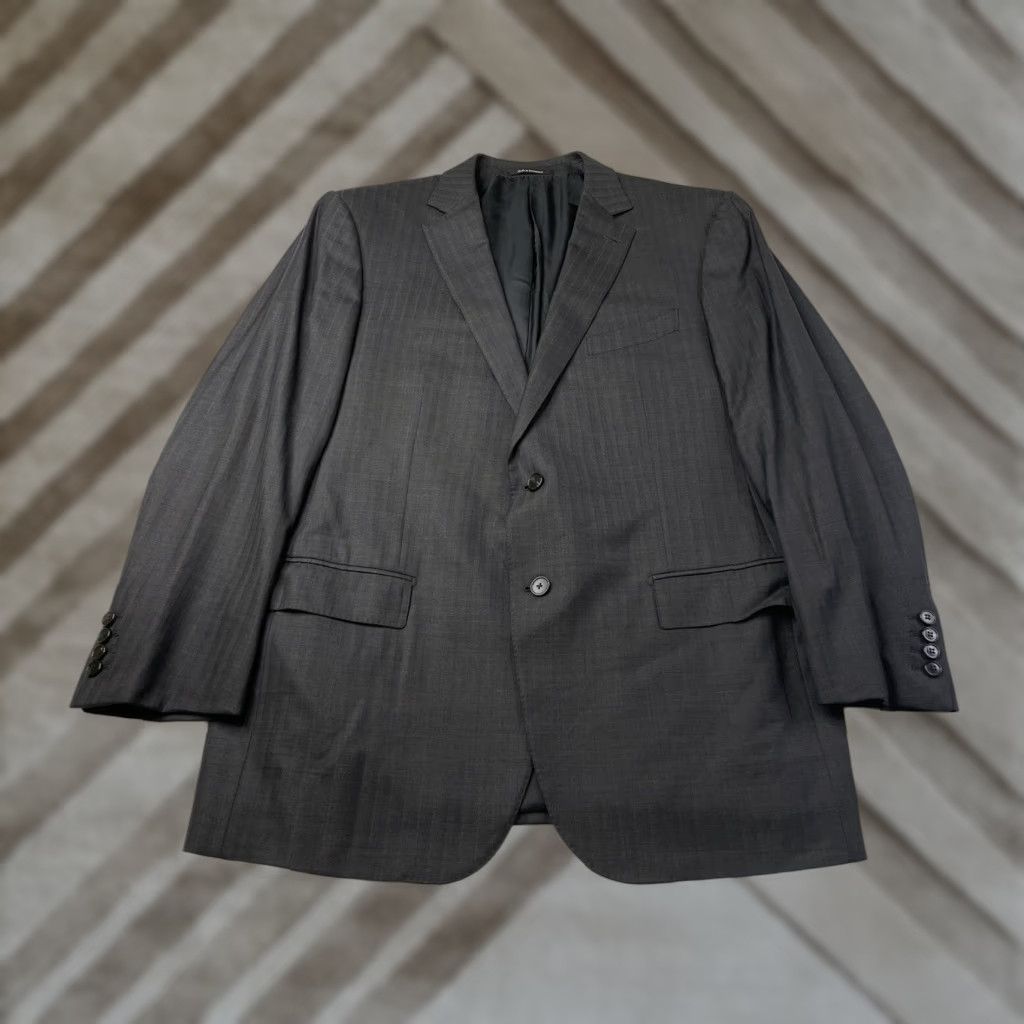 Ermenegildo Zegna VINTAGE Ermenegildo Zegna Blazer Men 46R Gray Wool Jacket Sport Coat Suit 15 Milmil 15 Size 46R - 1 Thumbnail