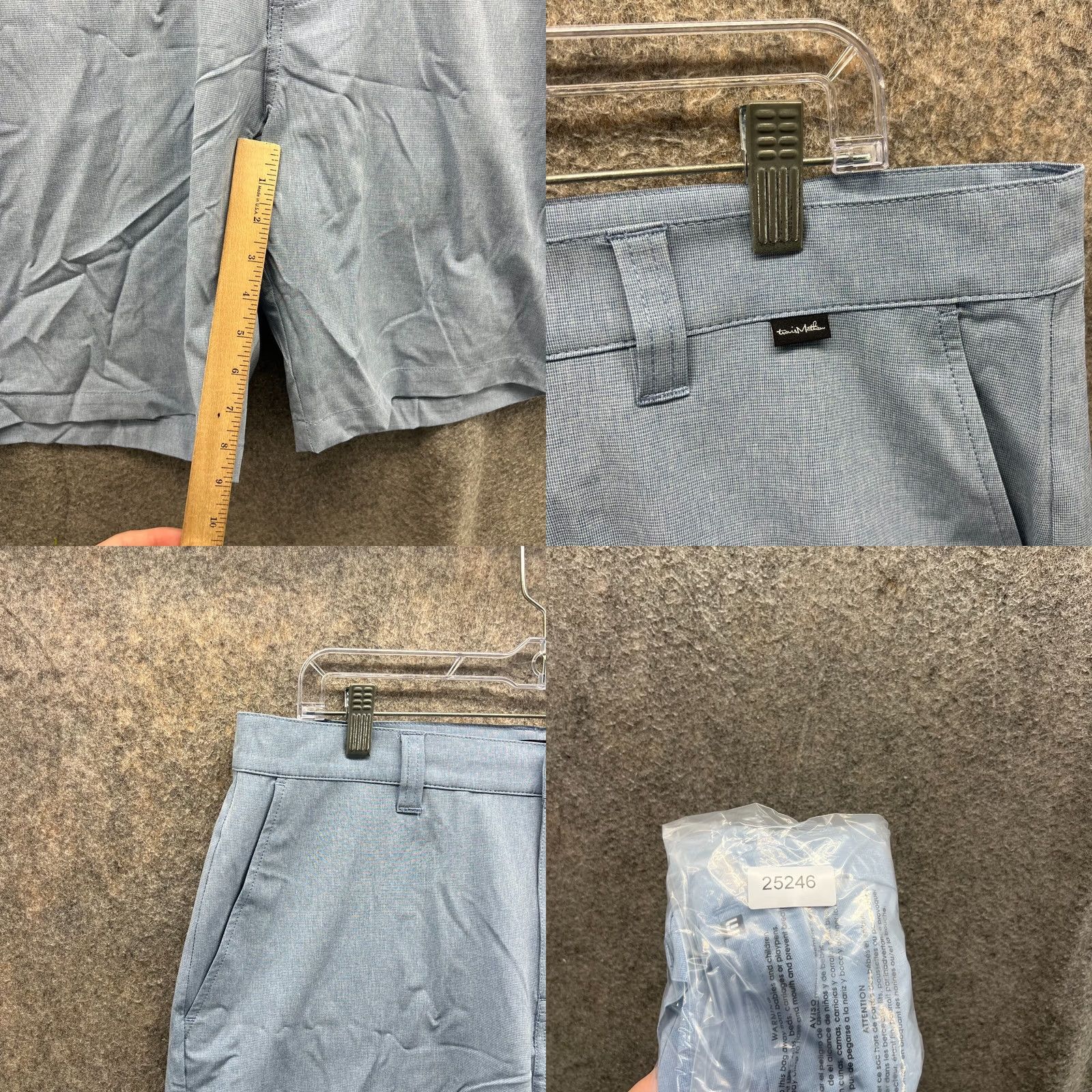 TravisMathew Travis Mathew Shorts Men 36 Chino Flat Front Blue Outdoor Casual Golf Canvas Socks? Actually no socks. Size US 36 / EU 52 - 8 Thumbnail