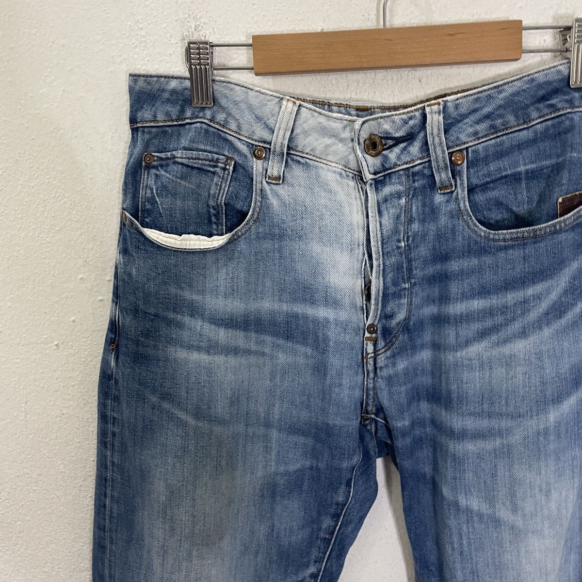 G-Star Vintage G-star Raw Denim Jeans Size US 31 - 3 Thumbnail