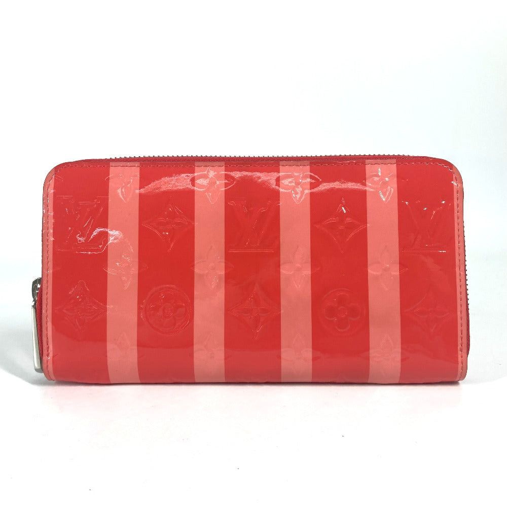 Louis Vuitton Louis Vuitton M58036 Monogram Vernis Railleur Zippy Wallet Long Round Fastener Unisex Poppy Petal Pink Size ONE SIZE - 1 Thumbnail