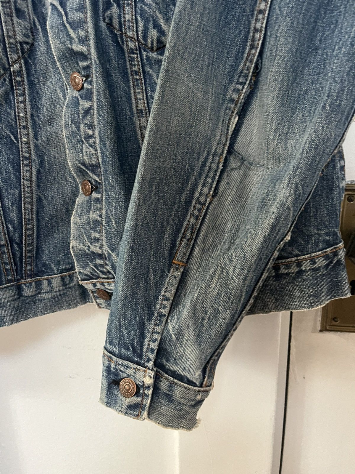 1970’s Vintage Levi’s Patch Distressed Denim Jacket