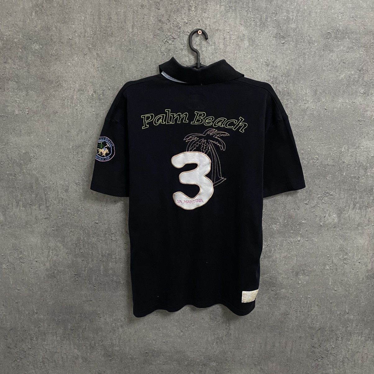 Vintage La Martina Polo T-Shirt Palm Beach #3 Big Logo