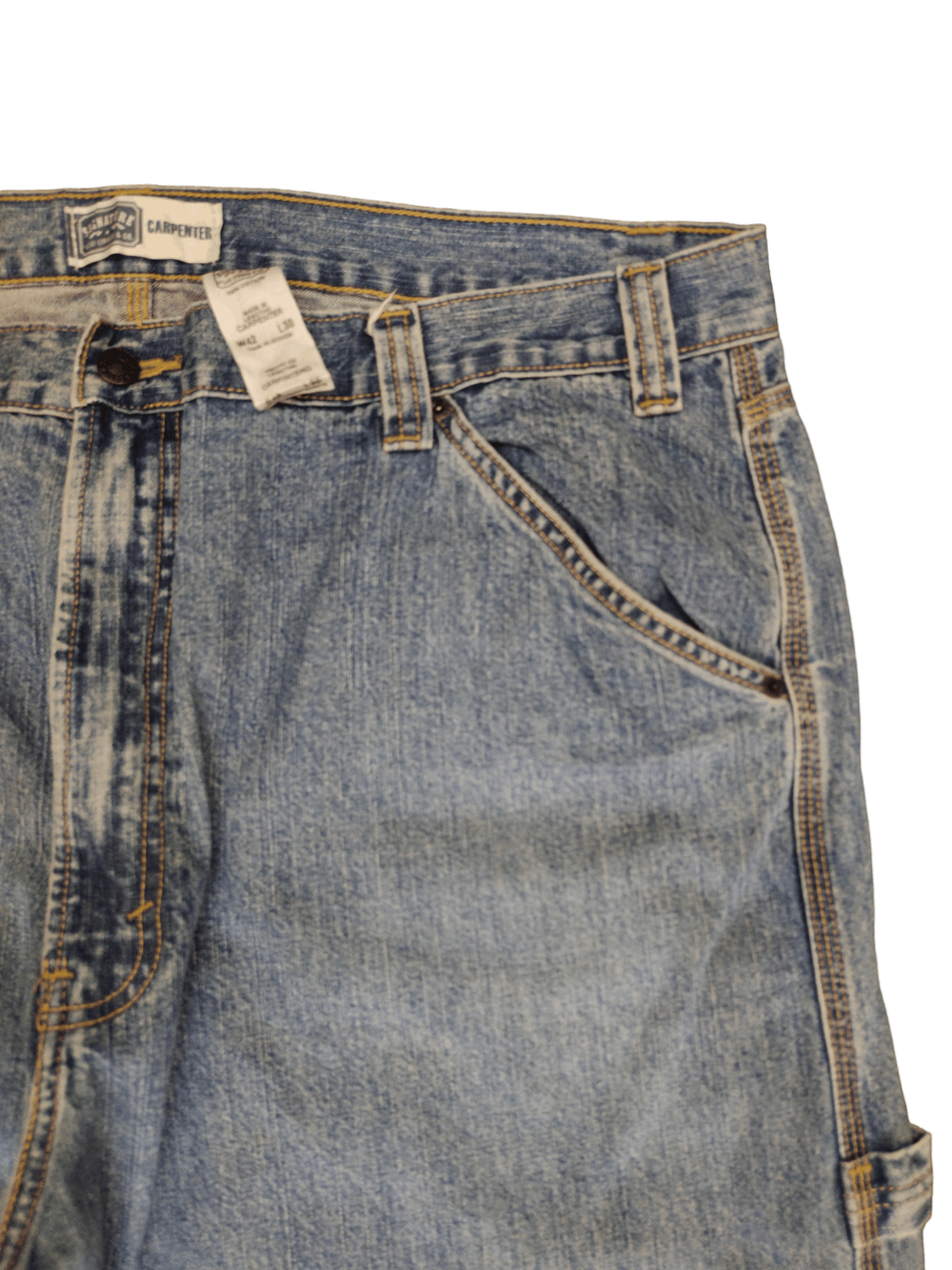 Levi's W42 Vintage Y2k Levis Carpenter Baggy Denim Pants Jnco Style Size US 42 / EU 58 - 11 Thumbnail