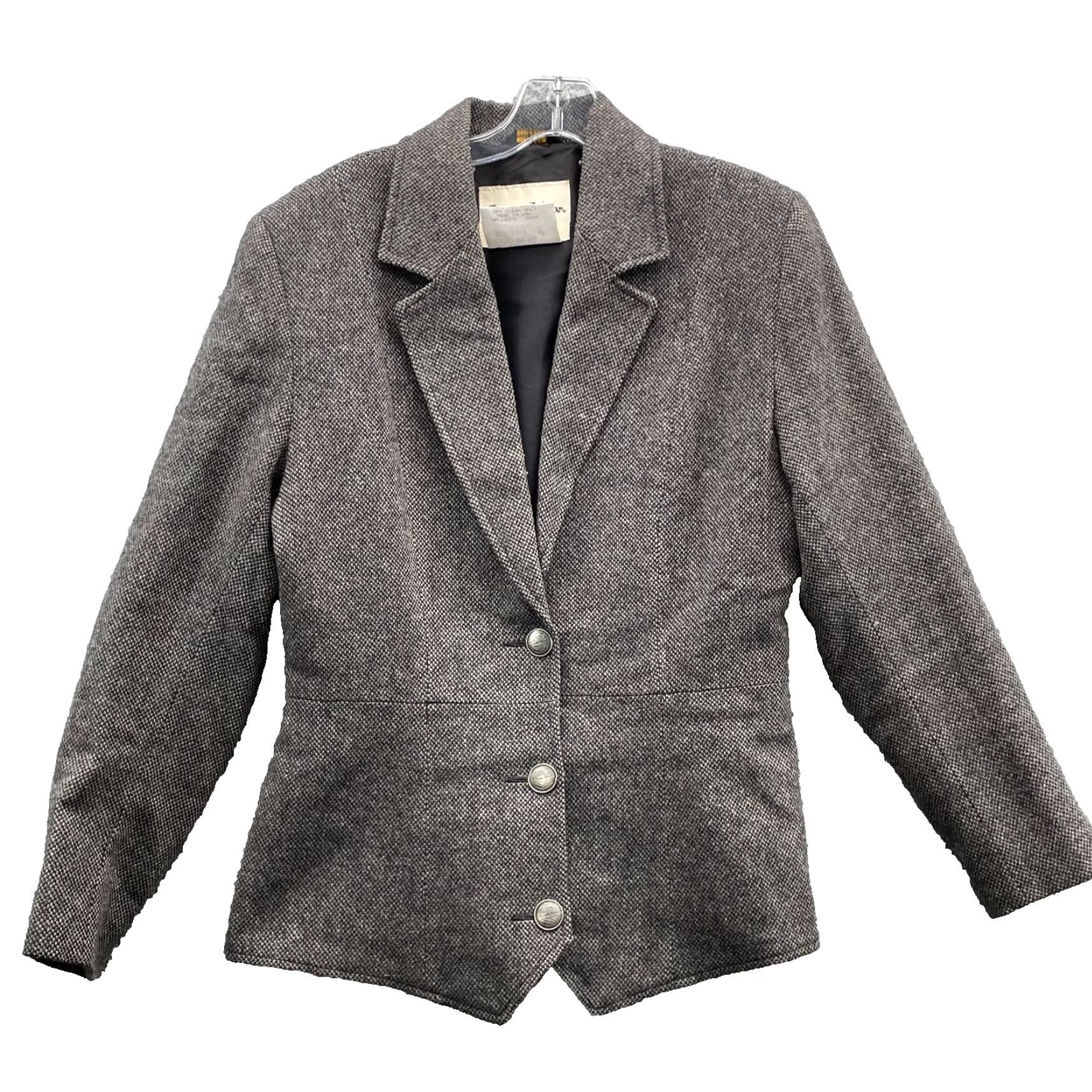 Vintage VINTAGE Pioneer Wear 100% Wool Blazer Jacket Women 10 Corpcore Business USA Made Blazer Women 10 Gray Wool 100% Blazer Jacket Vintage Pioneer Wear Size L / US 10 / IT 46 - 2 Thumbnail