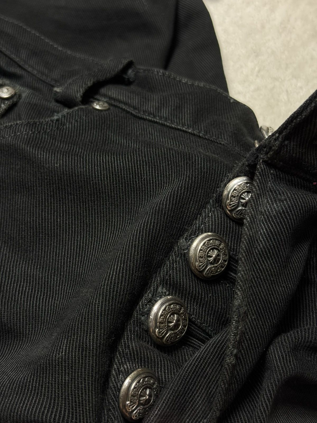 Chrome Hearts Chrome Hearts Vintage Flare Knee Denim Jeans Size US 29 - 9 Thumbnail