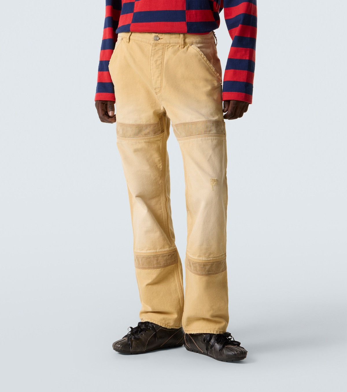 Wales Bonner Sand ‘Heavy Slub Canvas’ Sierra Pants Size US 34 / EU 50 - 17 Thumbnail