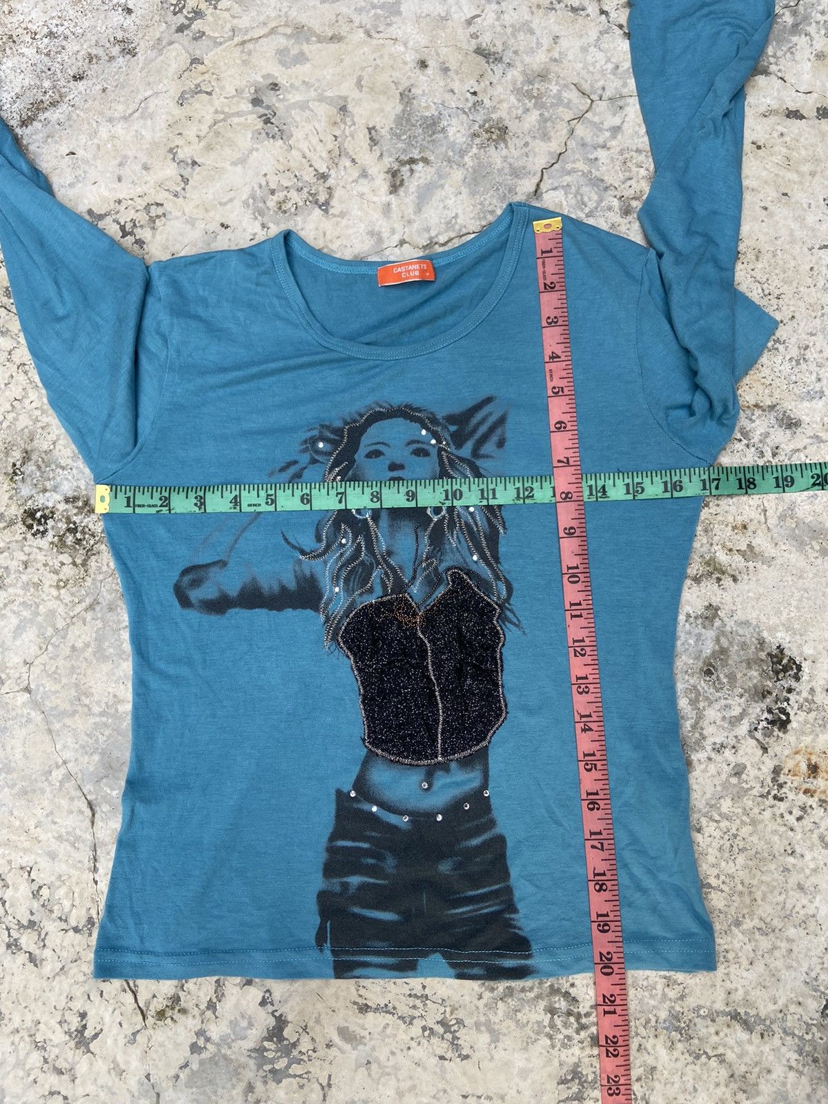 If Six Was Nine Vtg Y2K castanets club women art 3G long sleeve t-shirt Size S / US 4 / IT 40 - 8 Thumbnail