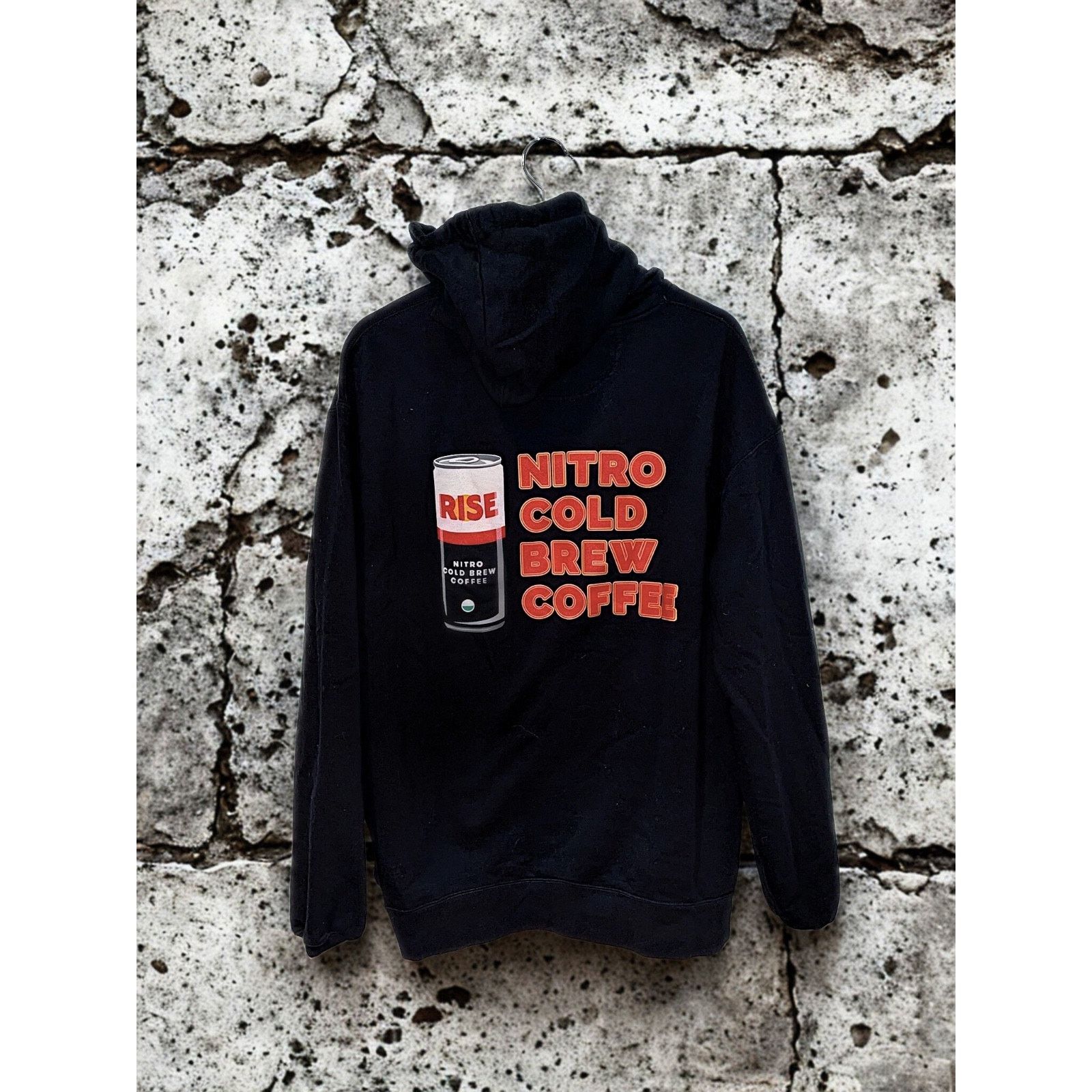 Port & Company Rise Brewing Co. Hoodie XL Black Nitro Cold Brew Coffee Rare Size US XL / EU 56 / 4 - 4 Thumbnail
