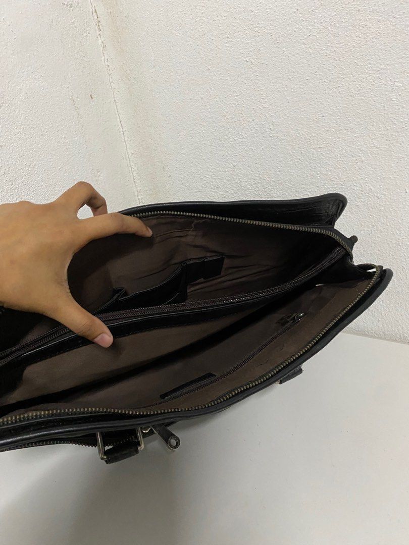 Vintage Bostanten Leather Office Bag Size ONE SIZE - 10 Thumbnail