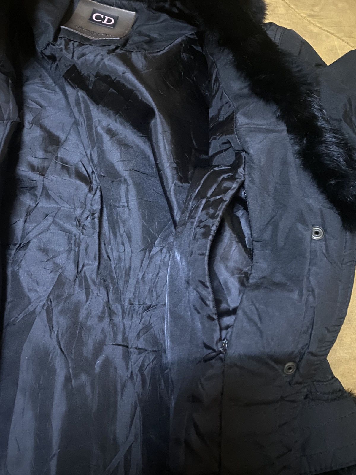 Dior Christian Dior Double Pocket Fur Collar And Cuff Jacket Size M / US 6-8 / IT 42-44 - 10 Thumbnail