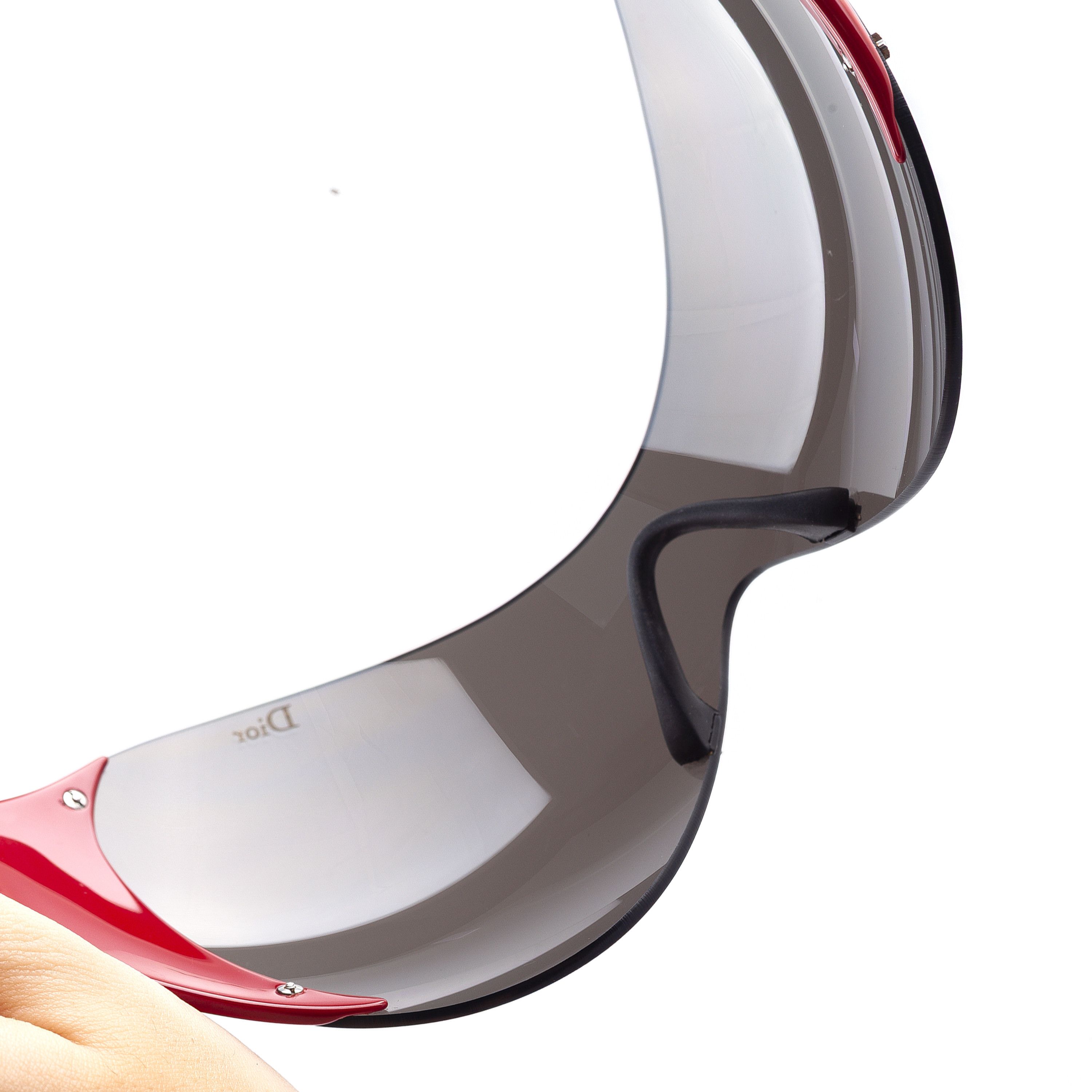 Dior Dior “DIOR SKI 1” Vintage Red Shield Mask Sunglasses Size ONE SIZE - 13 Thumbnail