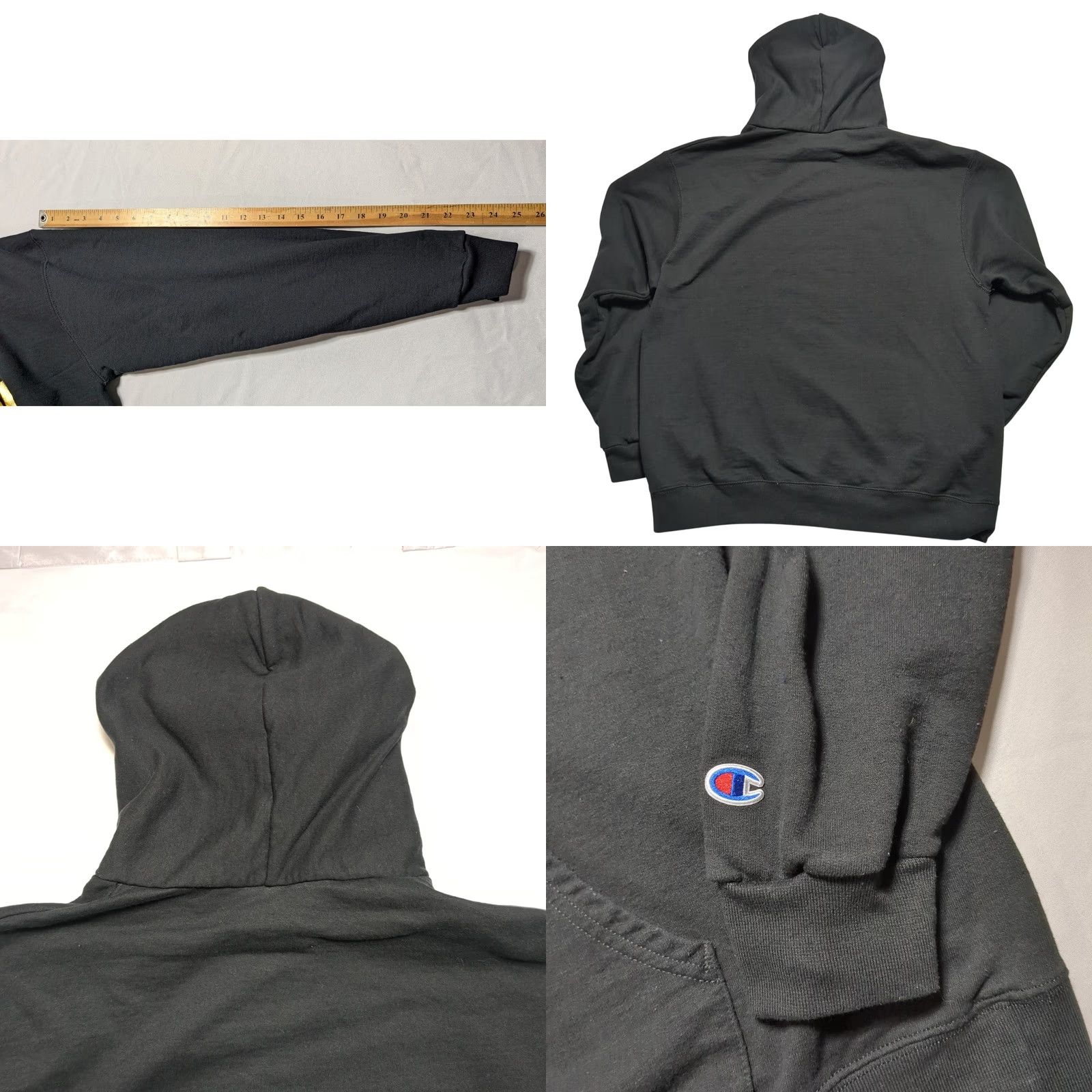 Champion VINTAGE Buddy McGirt Boxing x Champion Hoodie Men L Black Gold Pullover Sweatshirt Size US L / EU 52-54 / 3 - 8 Thumbnail