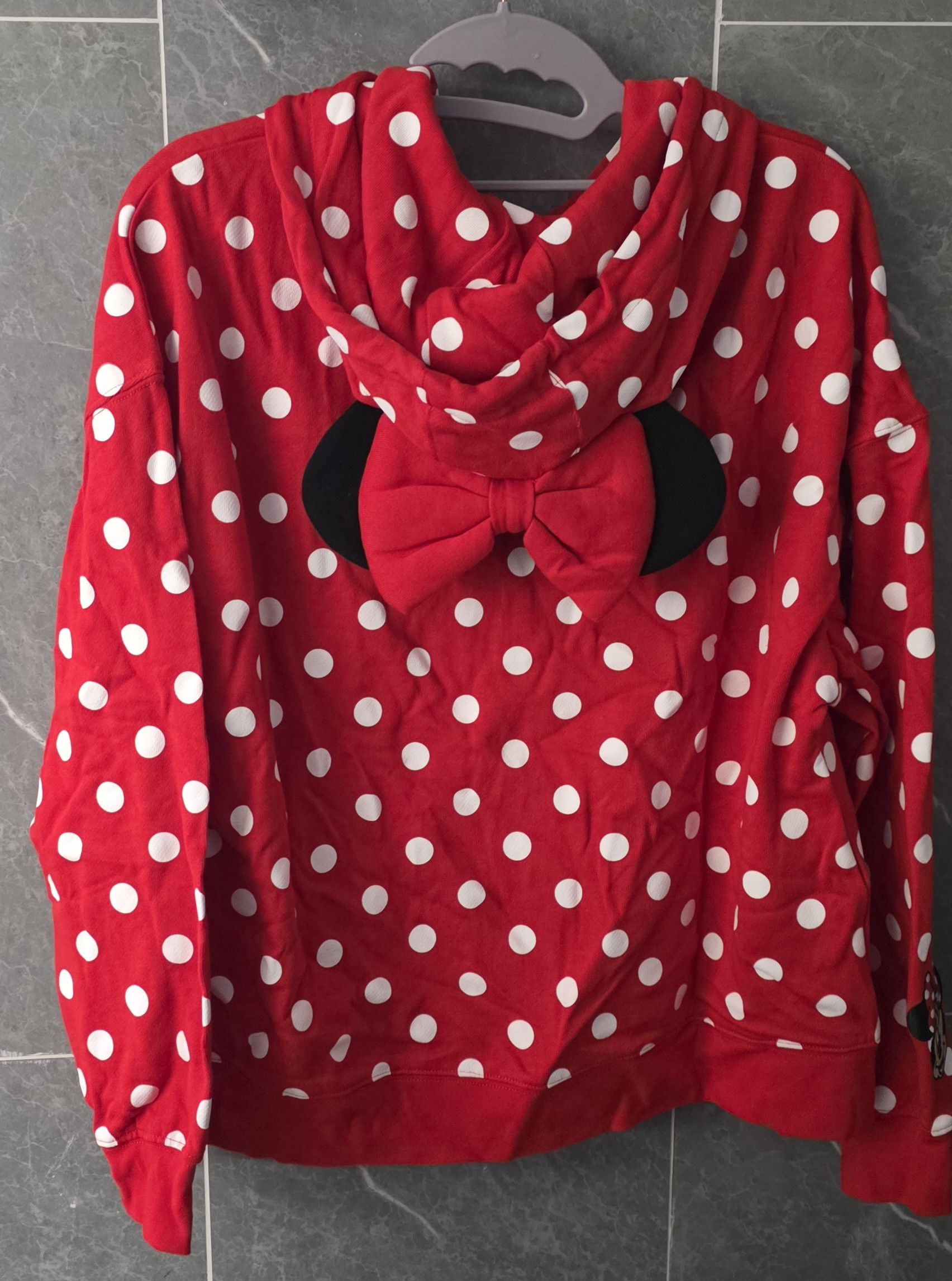 Disney NWT Walt Disney World Minnie Mouse Ears Hoodie Polka Dot S Size S / US 4 / IT 40 - 2 Thumbnail
