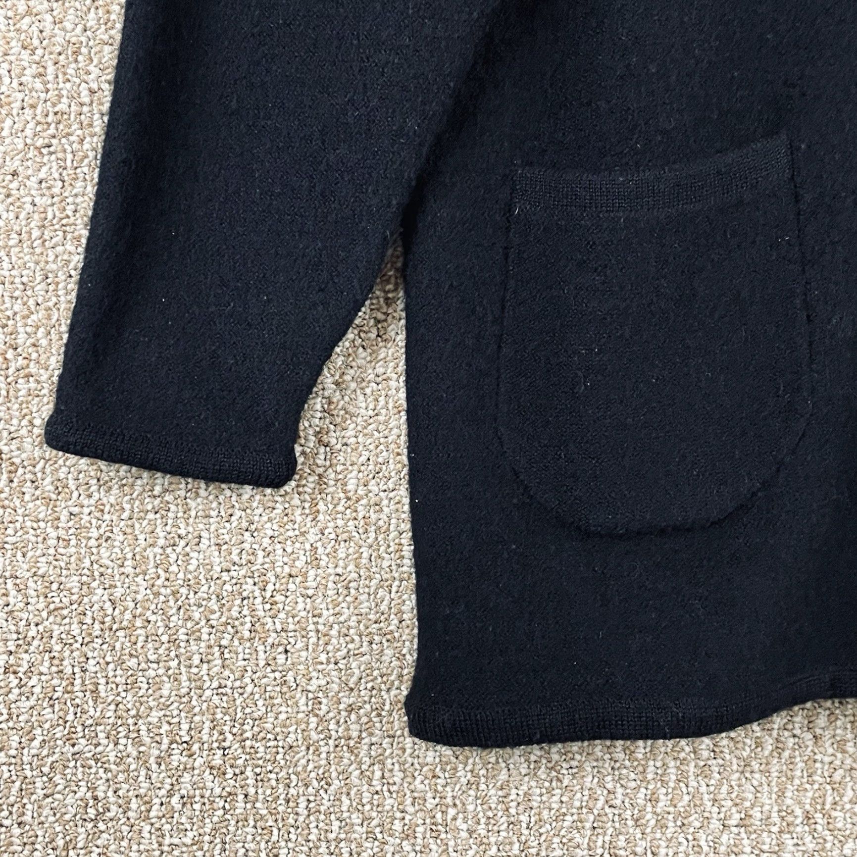 Vintage VINTAGE Woolrich Jacket Women’s M Black Wool Embroidered Floral 90s Grandma R1 Size M / US 6-8 / IT 42-44 - 3 Thumbnail