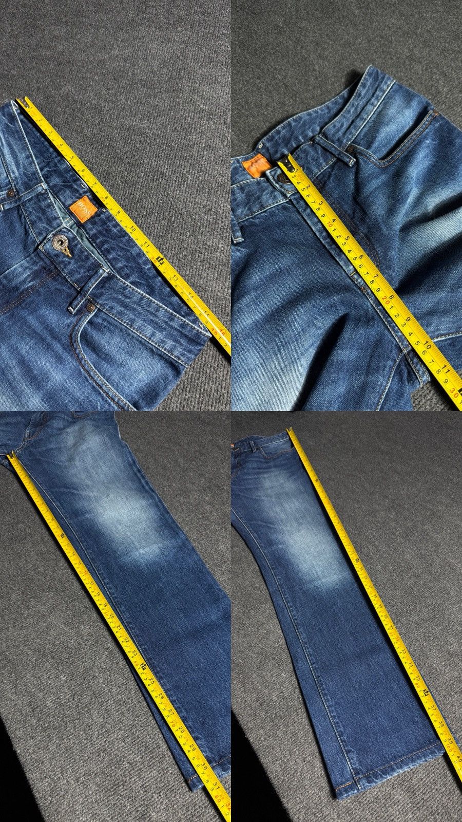 Hugo Boss Luxury Hugo Boss Orange Vintage Y2K Straight Fade Jeans W30 Size US 30 / EU 46 - 19 Thumbnail