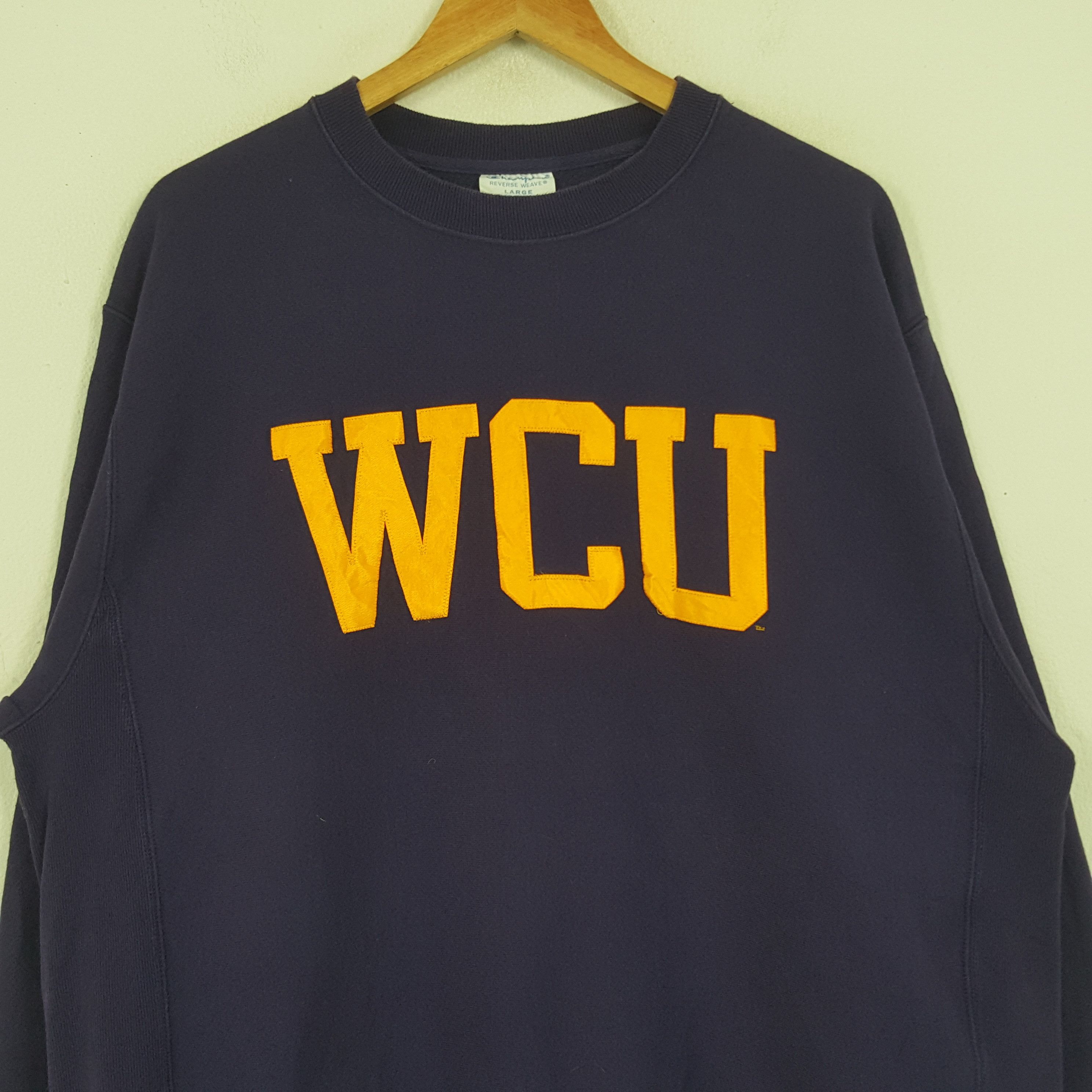 Champion × Vintage Vintage Champion WCU Western Carolina University Sweatshirt Size US L / EU 52-54 / 3 - 2 Thumbnail