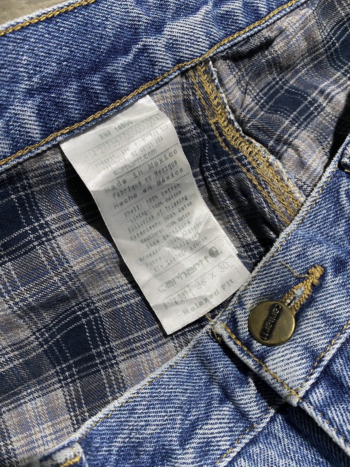 Carhartt Carhartt B172 DST Flannel Lined Jeans Size US 36 / EU 52 - 6 Thumbnail
