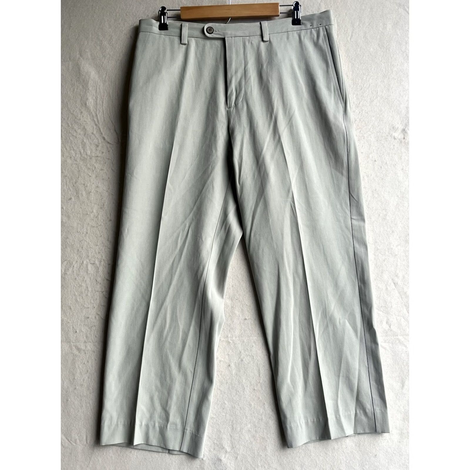 Vintage Tommy Bahama Silk Blend Khaki Pants Men’s Slacks Beige 36x30 Workwear Khakis Mens China Silk Blend Trousers Regular Size 36 X 30 Size US 36 / EU 52 - 2 Thumbnail