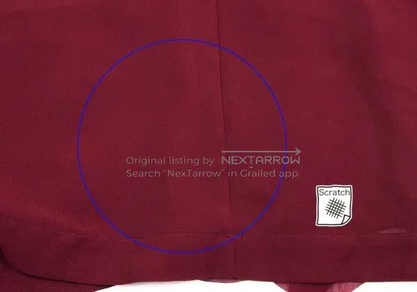 Comme des Garcons Comme Des Garcons Red vintage segmented design sheer top Size S / US 4 / IT 40 - 8 Thumbnail
