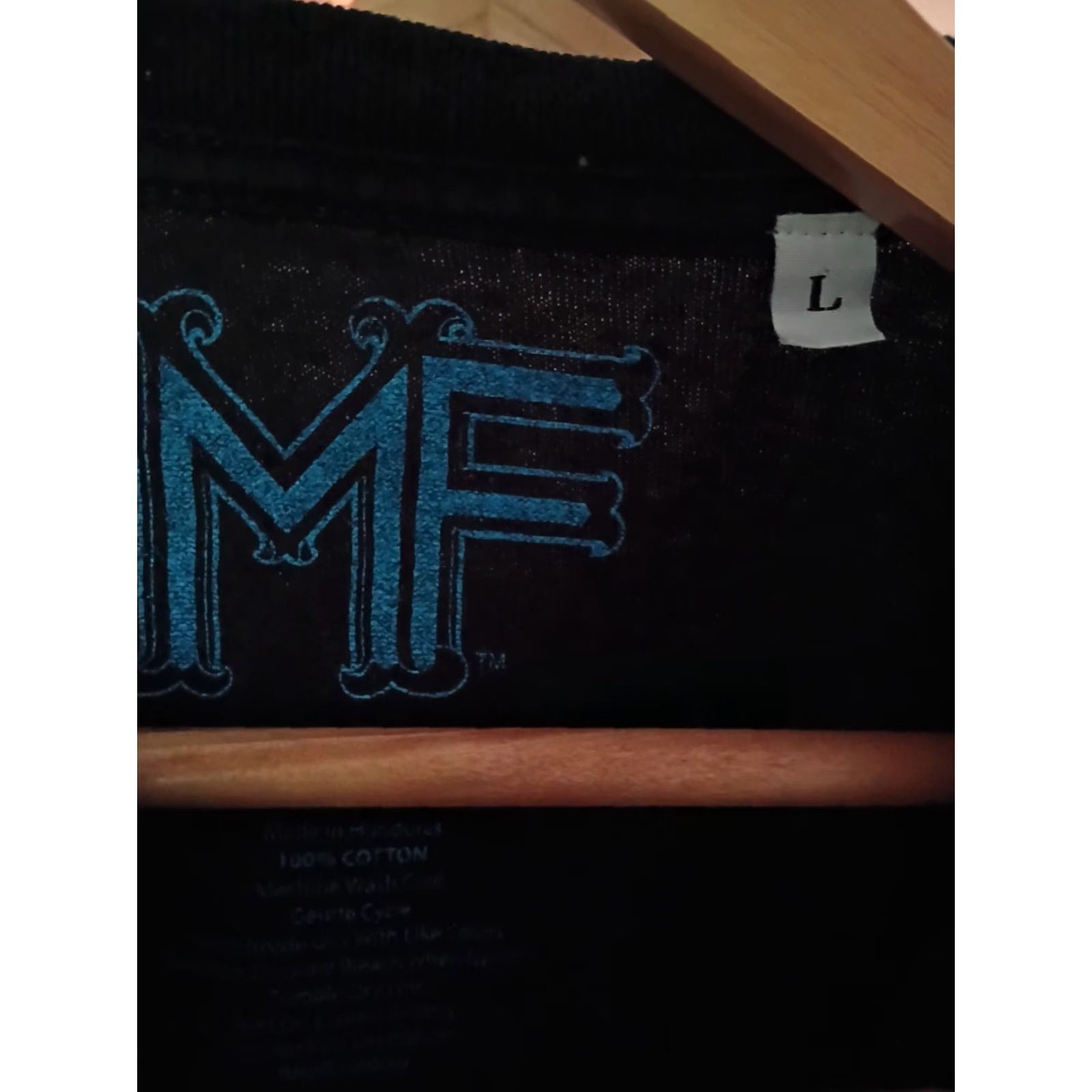 Vintage MF SpongeBob SquarePants T-shirt Men Short Sleeve L Black All Over Print Neon MF Brand Shirt Size US L / EU 52-54 / 3 - 2 Thumbnail