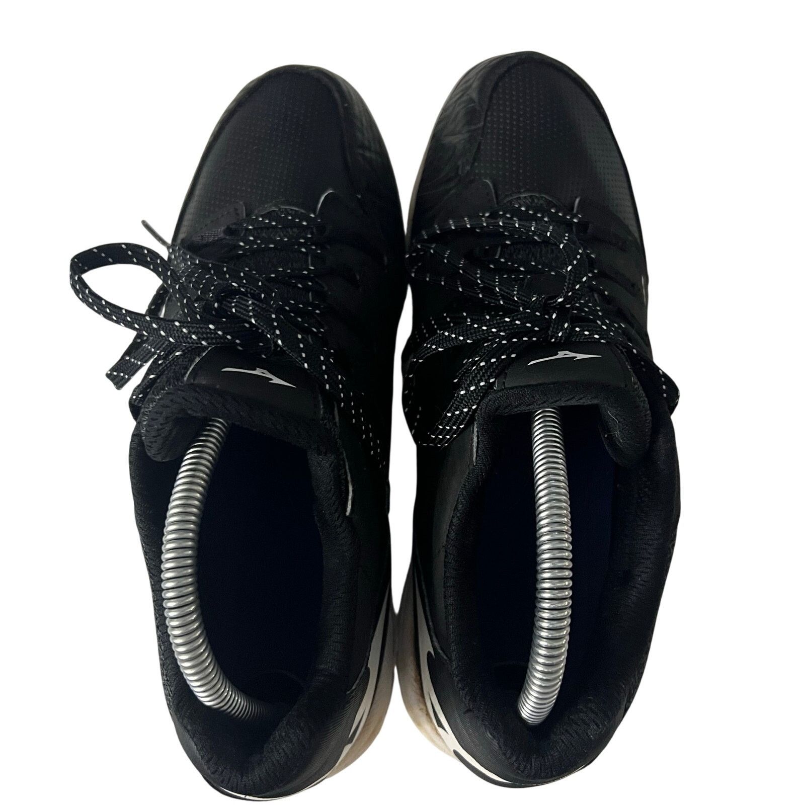 Mizuno Mizuno Men Metal Baseball Cleats 9.5 Black White 11GM195009 Size US 9.5 / EU 42-43 - 7 Thumbnail