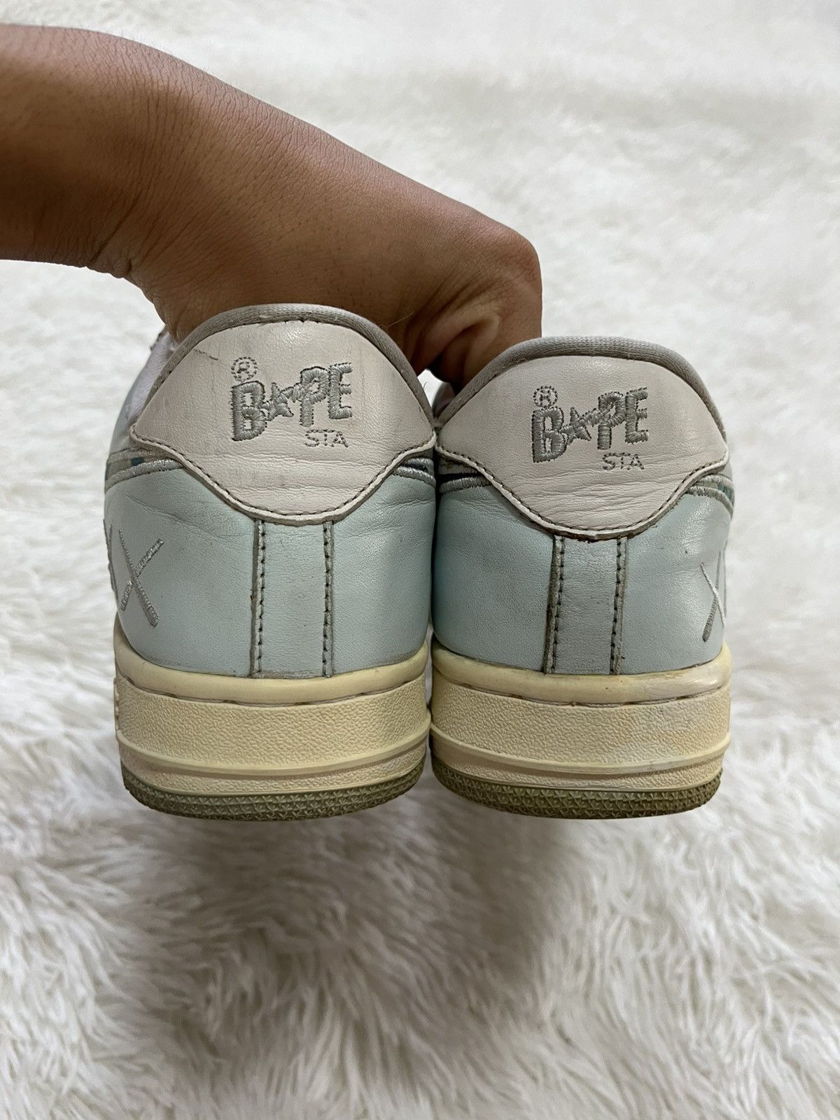 Bape × Kaws Bape sta x Kaws blue and white Size US 8.5 / EU 41-42 - 7 Thumbnail