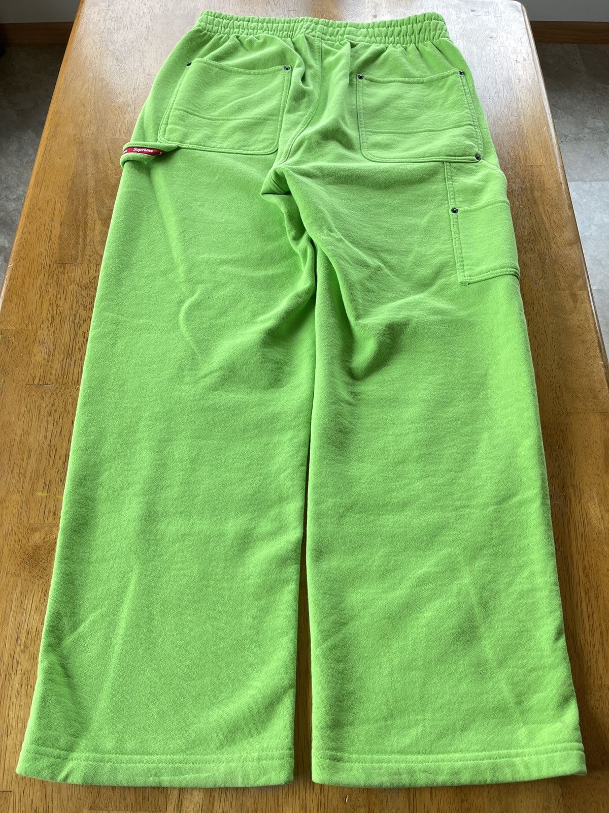 Supreme Supreme Carpenter Sweatpants Bright Green M Size US 34 / EU 50 - 12 Thumbnail