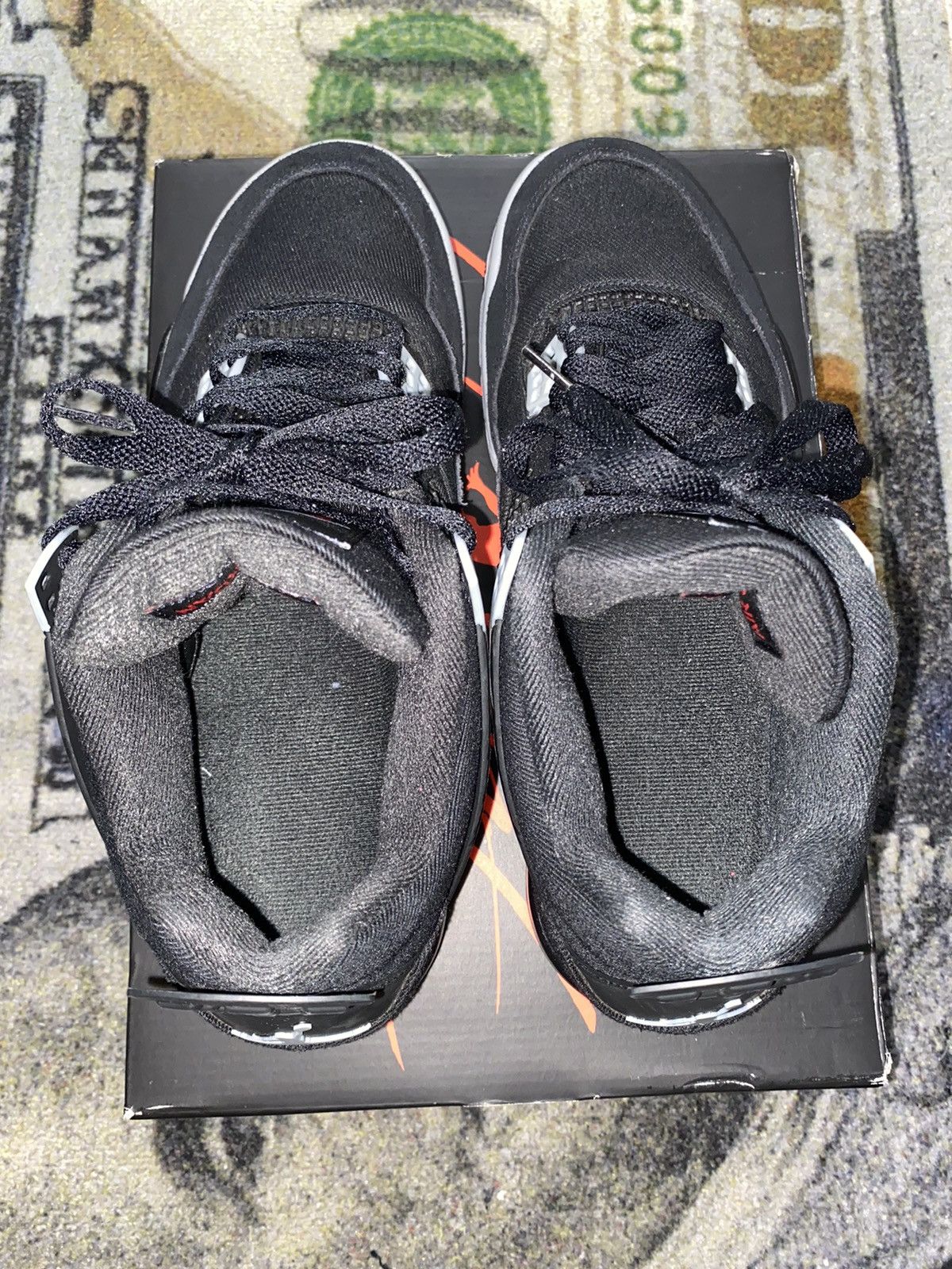 Jordan Brand × Nike Jordan 4 Retro SE Black Canvas Size US 11 / EU 44 - 7 Thumbnail
