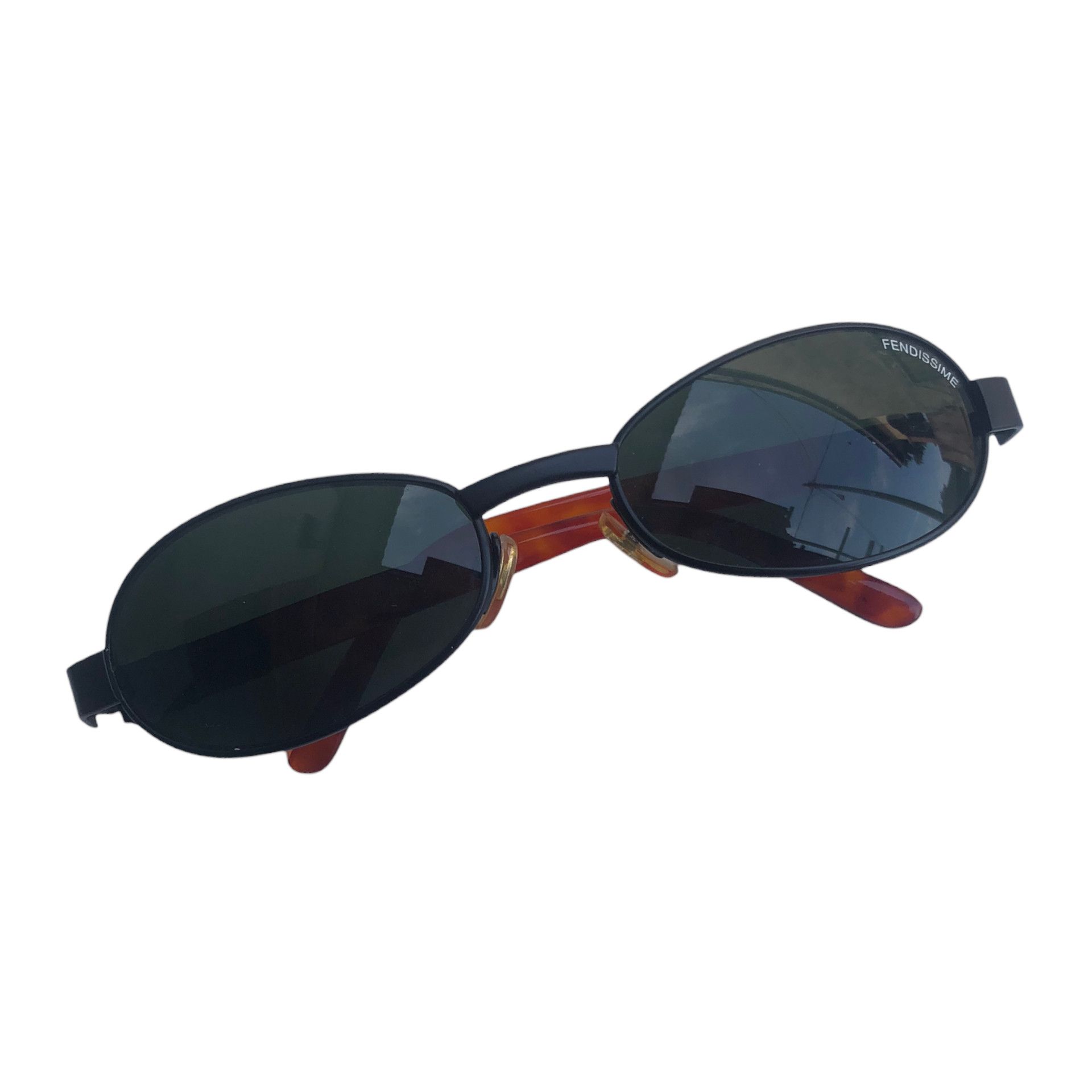 Fendi 🔥Vintage FENDISSIME by FENDI Mod.T41 Oval Gorpcore Eyewear Size ONE SIZE - 2 Thumbnail