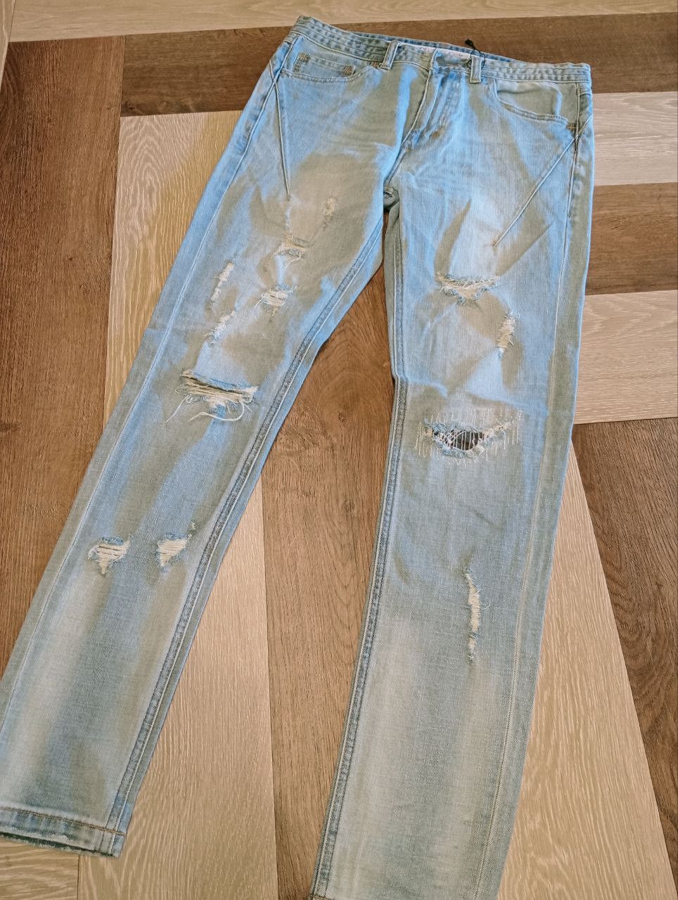 Number (N)ine NUMBER NINE JAPAN DISTRESSED LOOK SKINNY PANTS Size US 30 / EU 46 - 3 Thumbnail