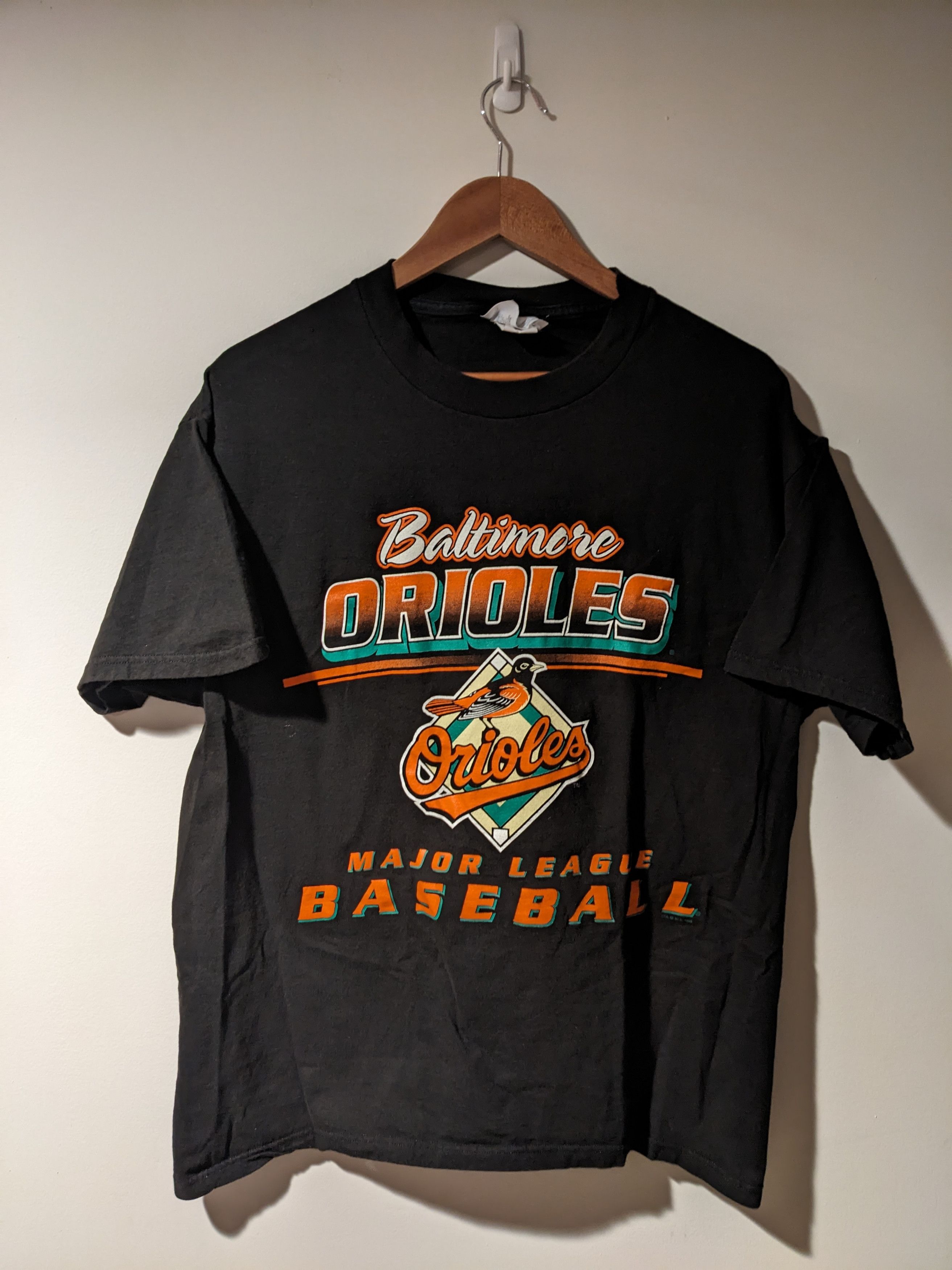 Vintage Vintage 1998 Baltimore Orioles MLB Baseball Spell T-Shirt Size US L / EU 52-54 / 3 - 1 Thumbnail