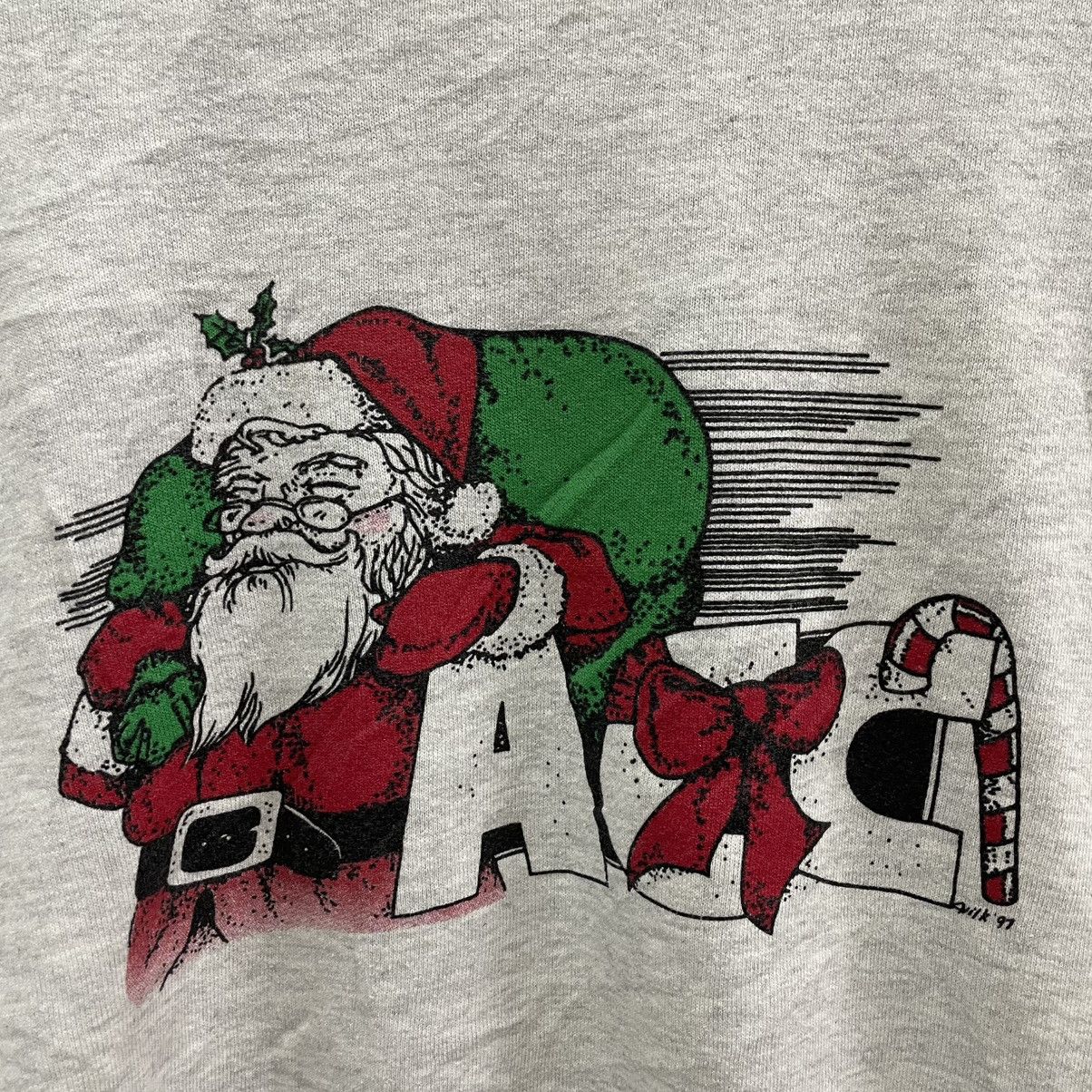 Jerzees × Vintage 🔥Vintage 1997 Jerzees Merry Christmas Sweatshirts Size US XL / EU 56 / 4 - 6 Thumbnail