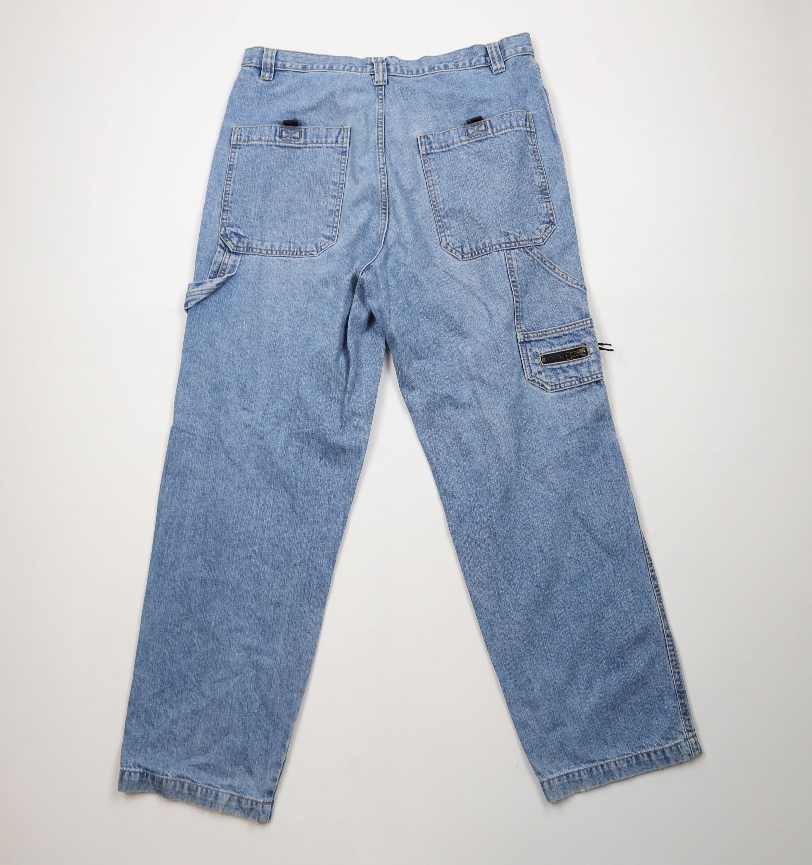 Vintage Vintage 90s Y2K Streetwear Wide Leg Skateboard Jeans Blue Size US 36 / EU 52 - 8 Thumbnail