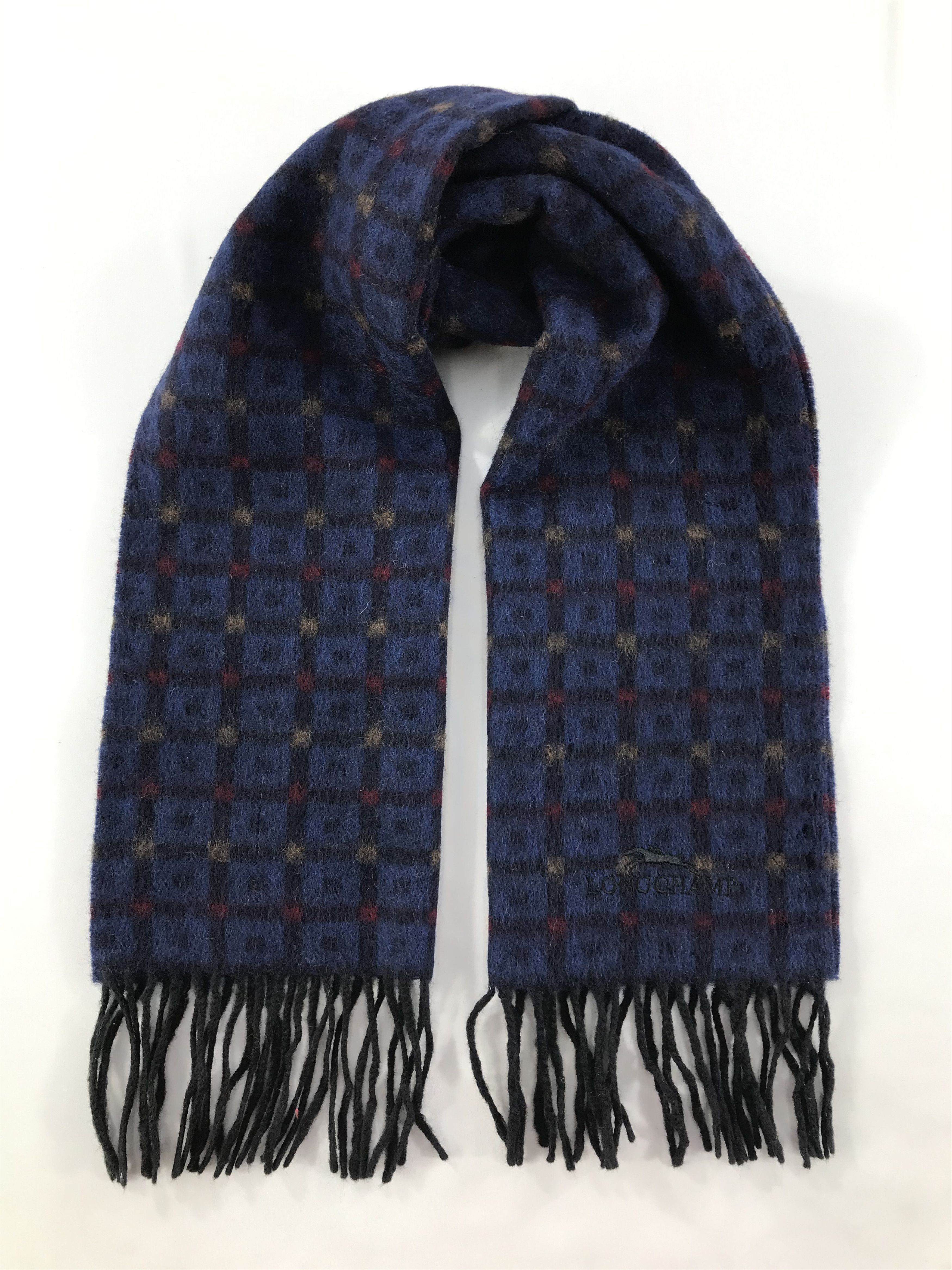 Longchamp Vintage Longchamp Scarf/Muffler/Neckwear MF1017 Size ONE SIZE - 1 Thumbnail