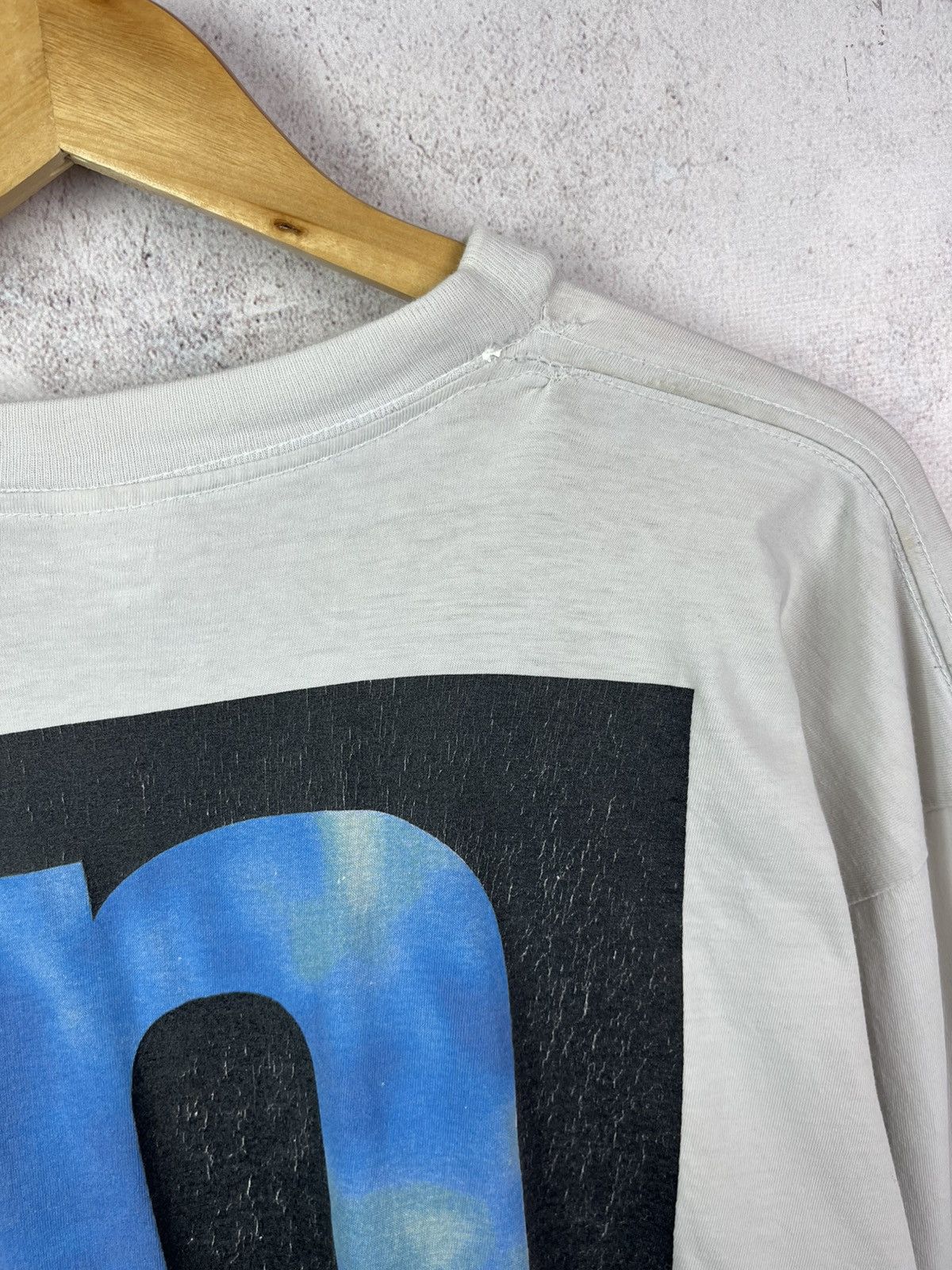 Band Tees Thrashed Vintage 1994 Nine Inch Nails NIN Broken Long-Sleeve Size US XL / EU 56 / 4 - 13 Thumbnail