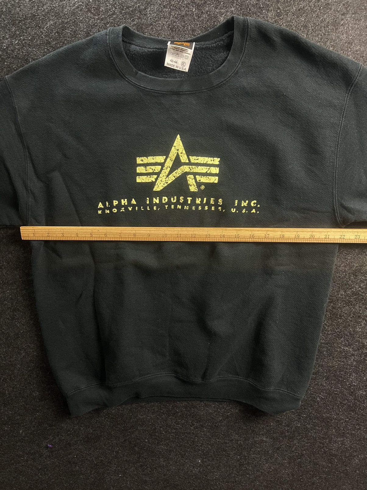 Alpha Industries Rare Alpha Industry Made In USA Logo Sweater Jumper Size US XL / EU 56 / 4 - 4 Thumbnail