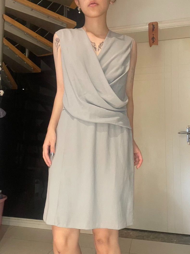 Helmut Lang HELMUT LANG Symmetrical swing dress Size S / US 4 / IT 40 - 2 Thumbnail