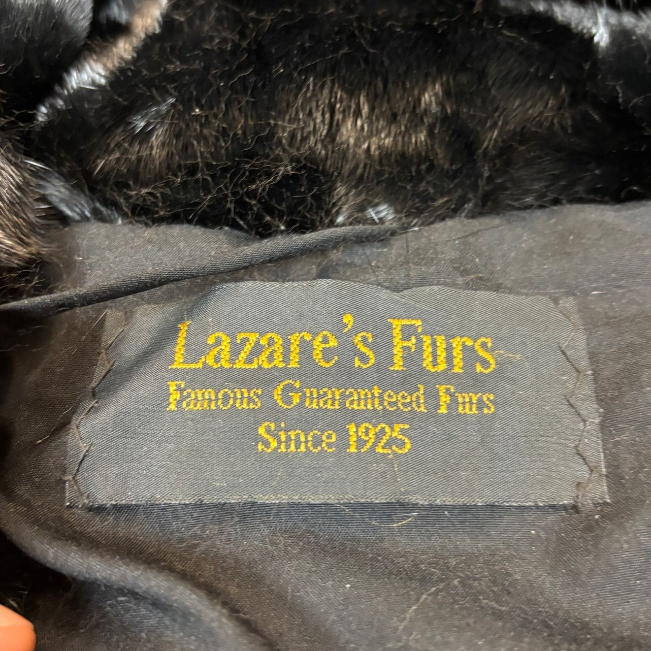 Vintage Vintage Lazare's Furs Pieced Mink Fur Hooded Jacket Size 50 Size US L / EU 52-54 / 3 - 4 Thumbnail