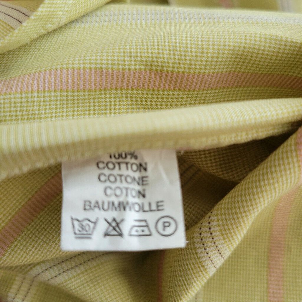 Robert Graham Robert Graham Men's Stripe Dress Shirt Large Pre-owned Size US L / EU 52-54 / 3 - 10 Thumbnail
