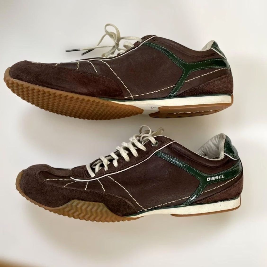 Diesel VINTAGE Diesel Men 9.0US Suede Material Brown Sneakers Luxury Casual Stylish 90s 00s Mens Size US 9 / EU 42 - 2 Thumbnail