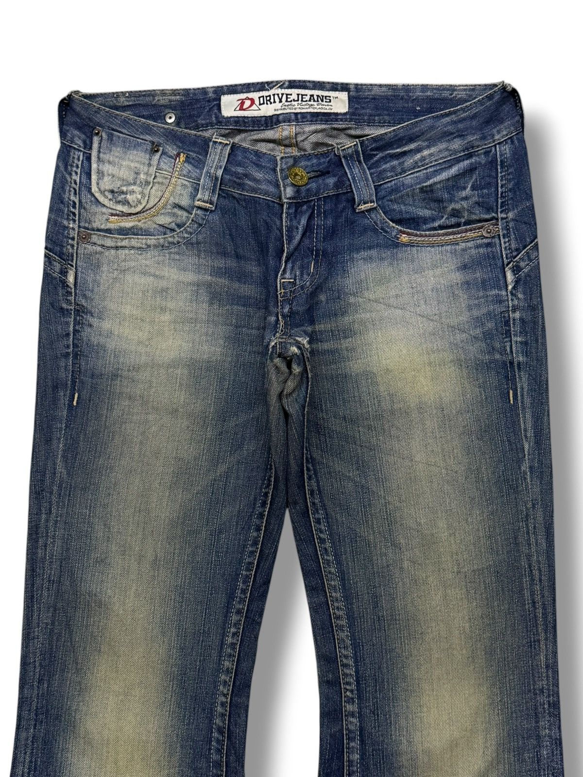 Japanese Brand Exotic Vintage Denim Drive Falcon 7.0 Limited Edition | W31 Size 31" - 4 Thumbnail