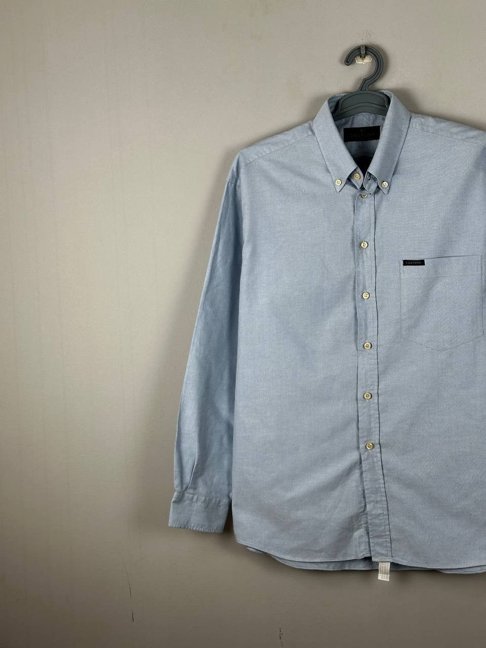 Valentino Valentino Jeans Oxford Blue Luxury Vintage Shirt Size US XL / EU 56 / 4 - 3 Thumbnail