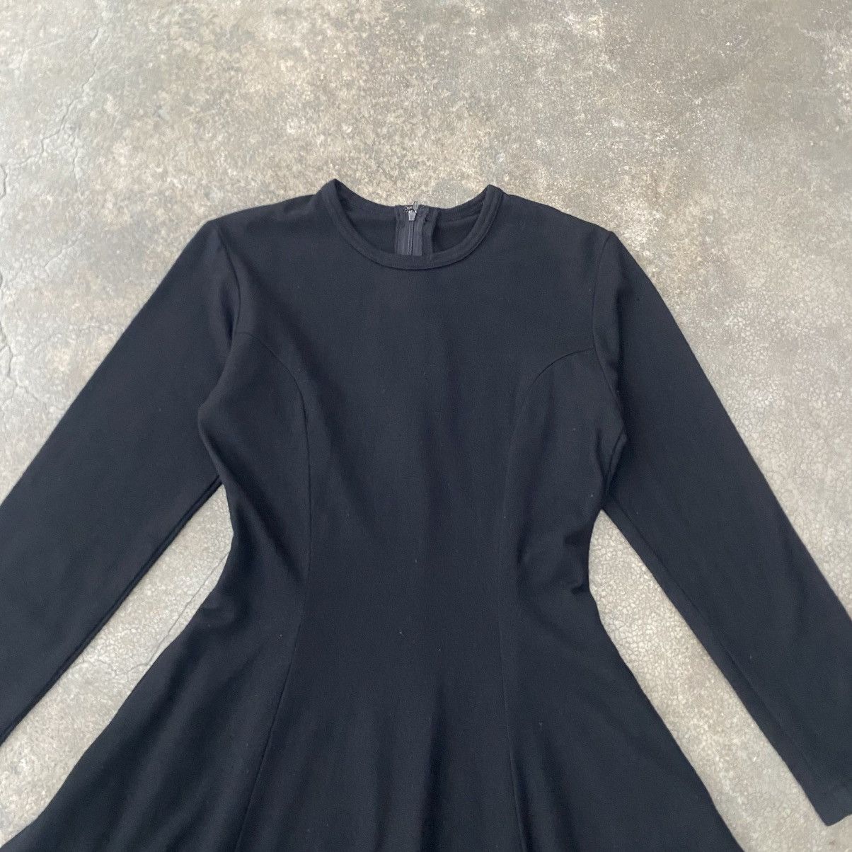 Comme des Garcons ‼️LAST DROP‼️CDG Tricot AD1988 Black Light Wool Flare Dress Size ONE SIZE - 4 Thumbnail