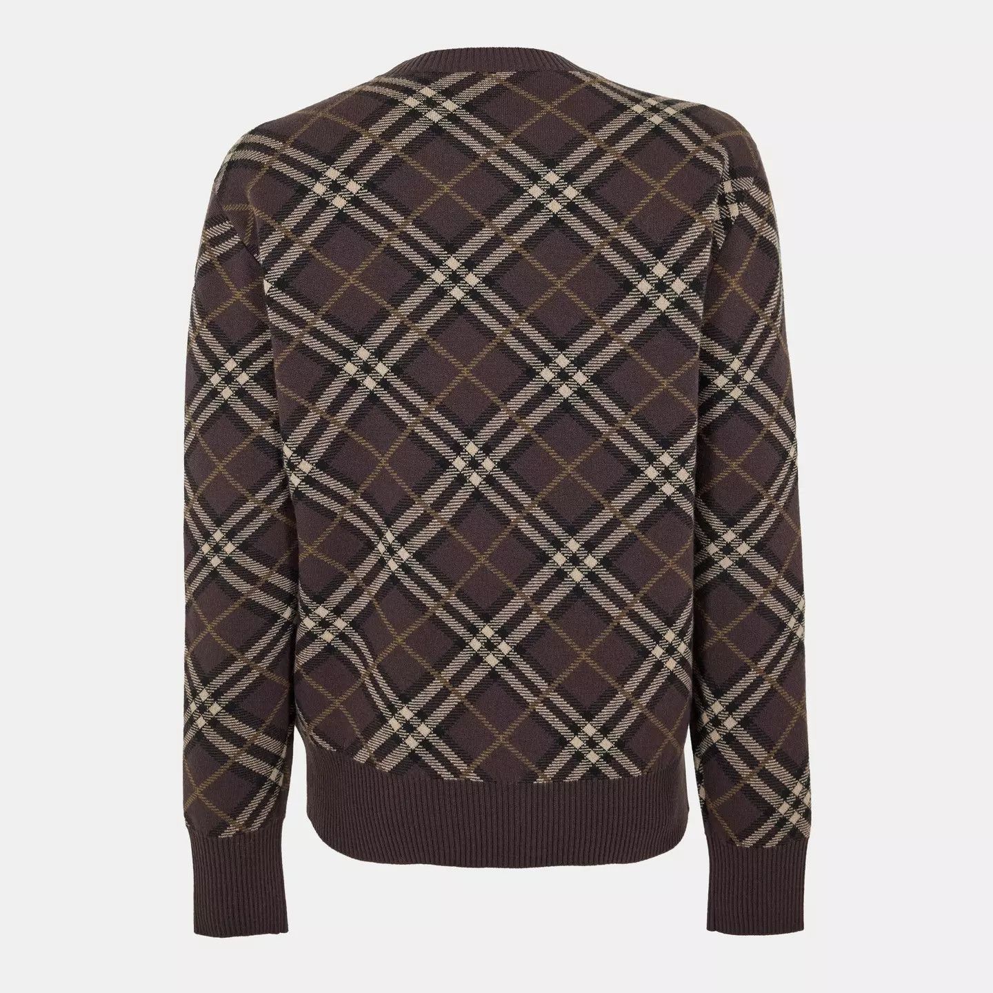 Burberry o1g2r1mq0426 Ribbed Crew Neck Jumper in Multicolor Size US M / EU 48-50 / 2 - 2 Thumbnail